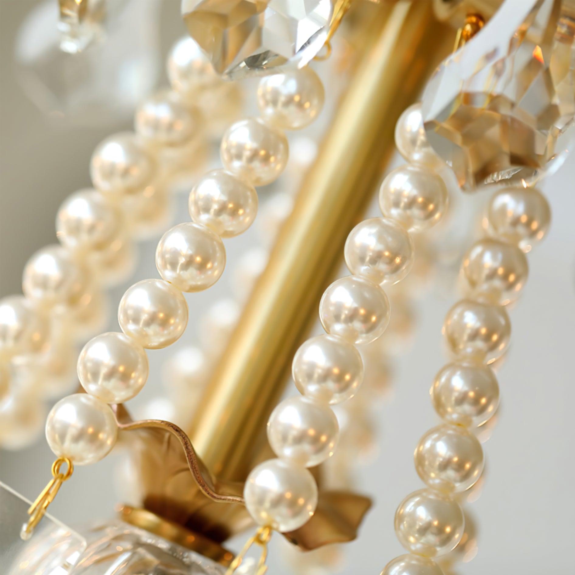 Crystal Pearl Chandelier - Blowlighting