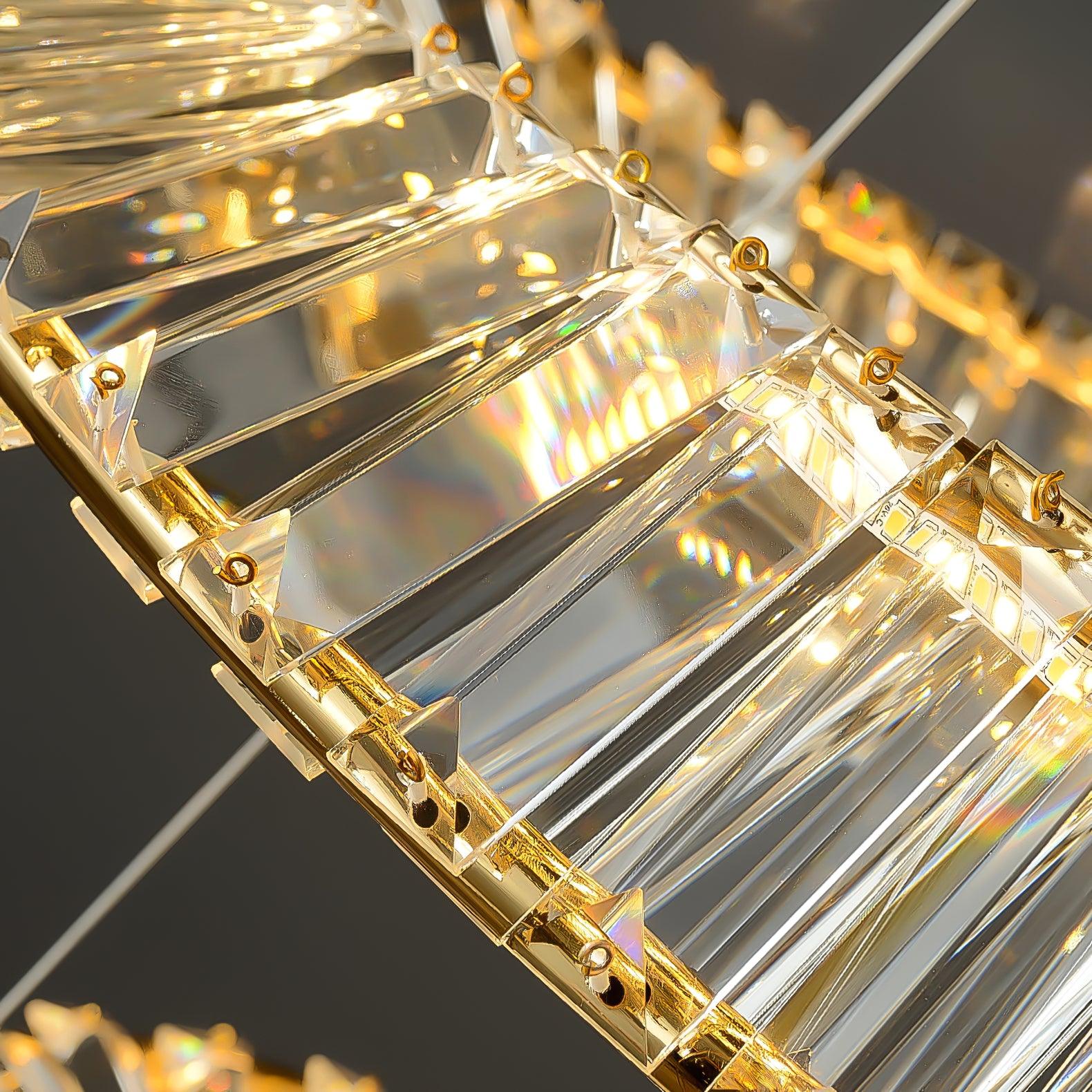 Crystal Rings Ceiling Lamp - Blowlighting
