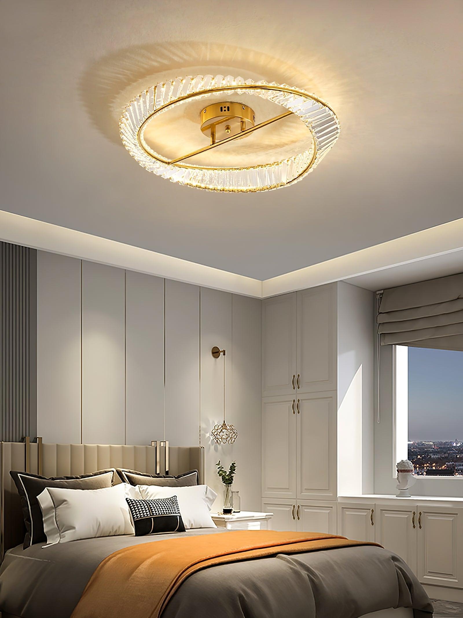 Crystal Rings Ceiling Lamp - Blowlighting