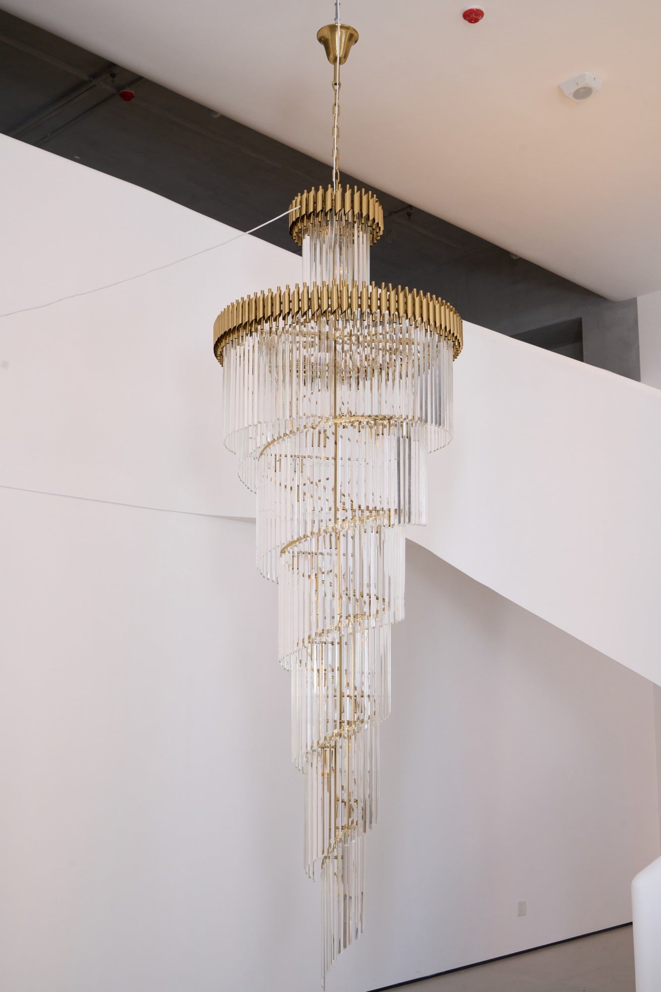 Eurmirila Crystal Spiral Chandelier - Blowlighting