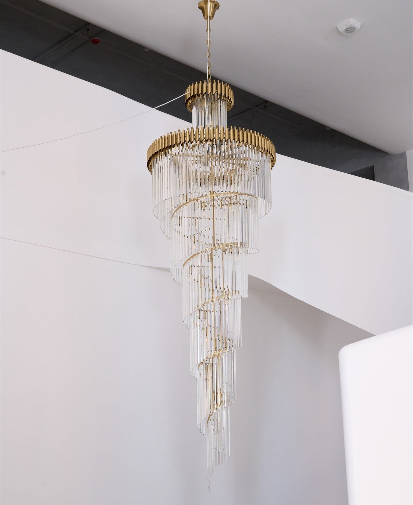 Eurmirila Crystal Spiral Chandelier - Blowlighting