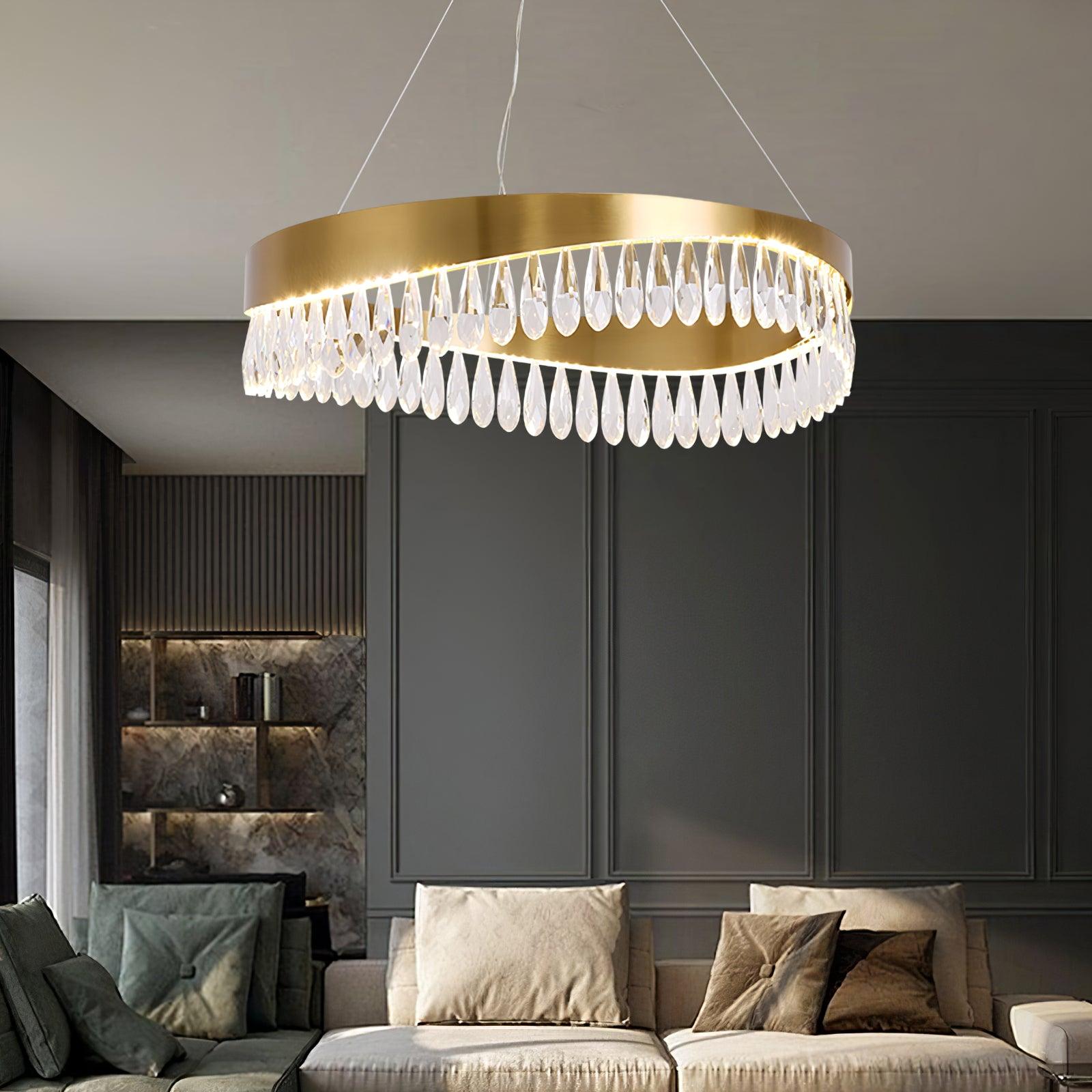Crystal Sticks Chandelier - Blowlighting
