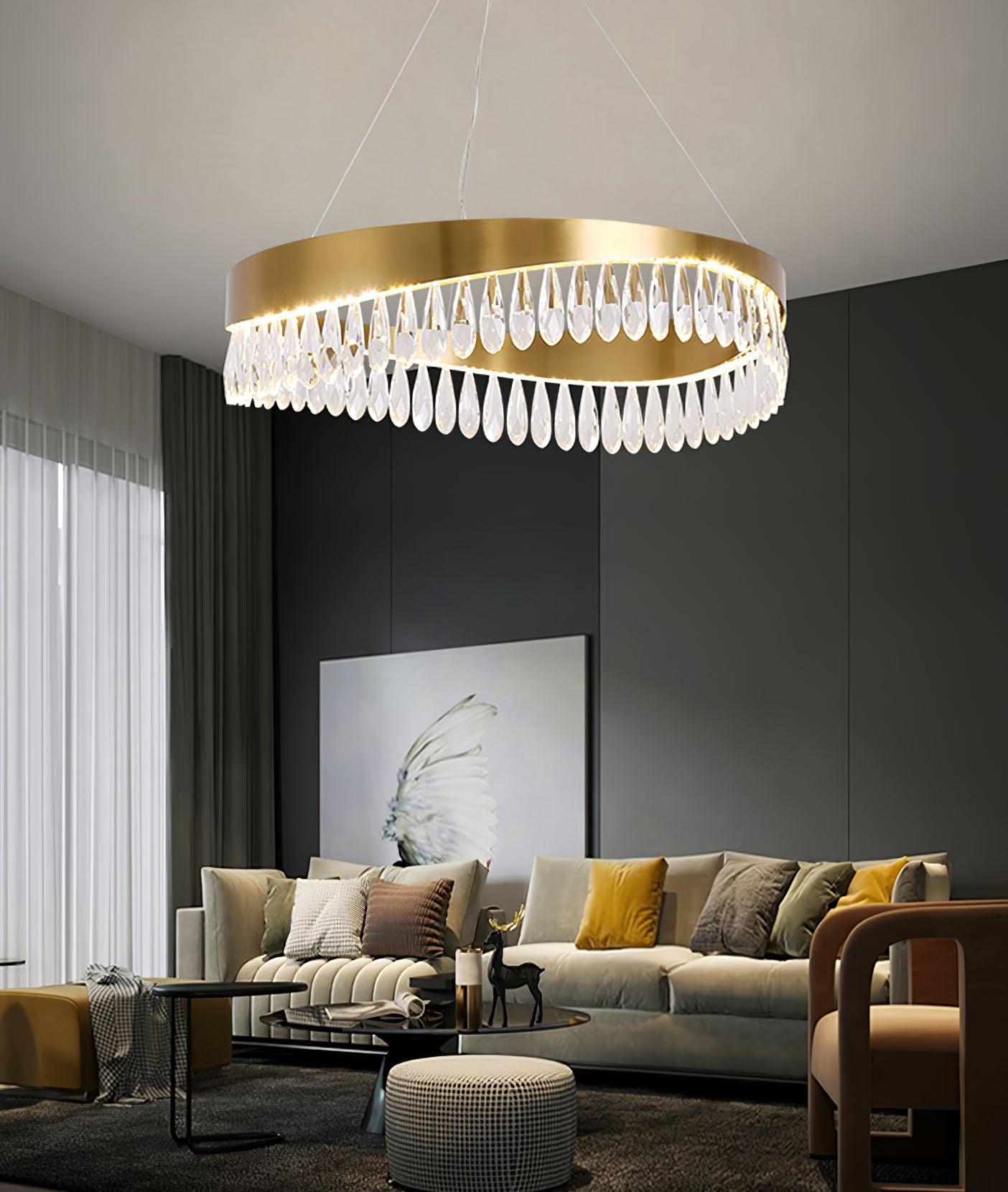 Crystal Sticks Chandelier - Blowlighting