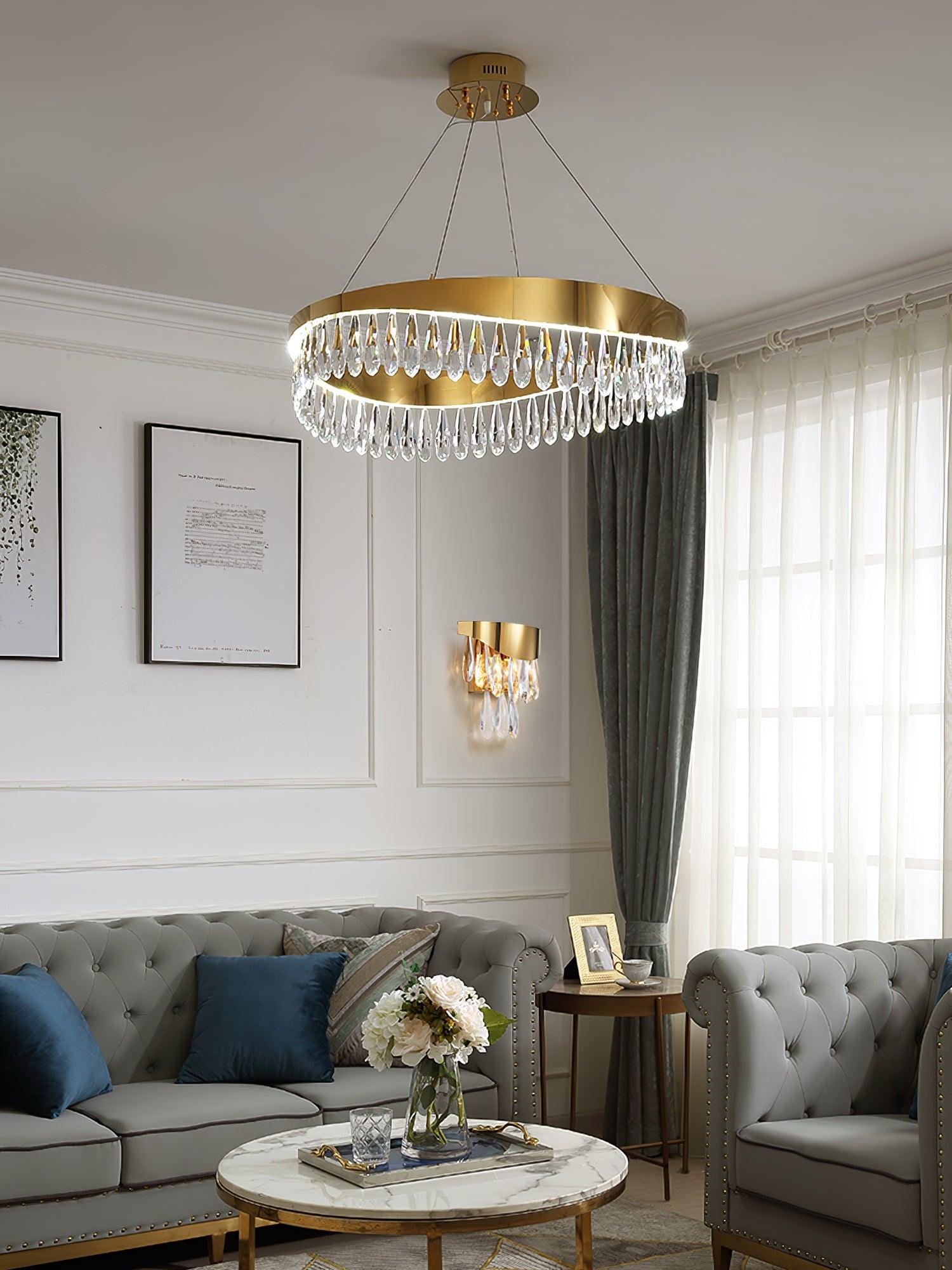 Crystal Sticks Chandelier - Blowlighting