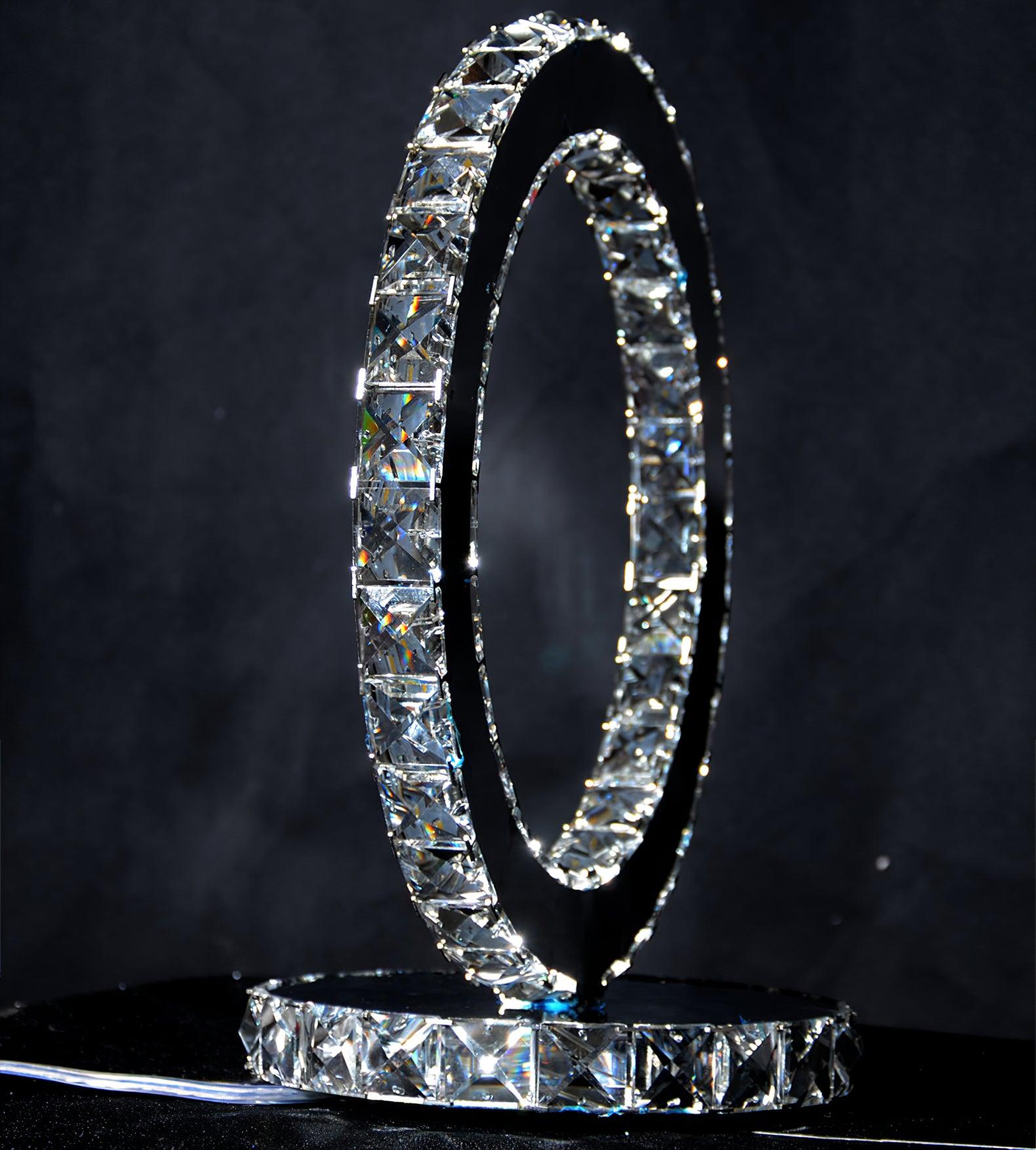 Crystal Rings Table Lamp - Blowlighting