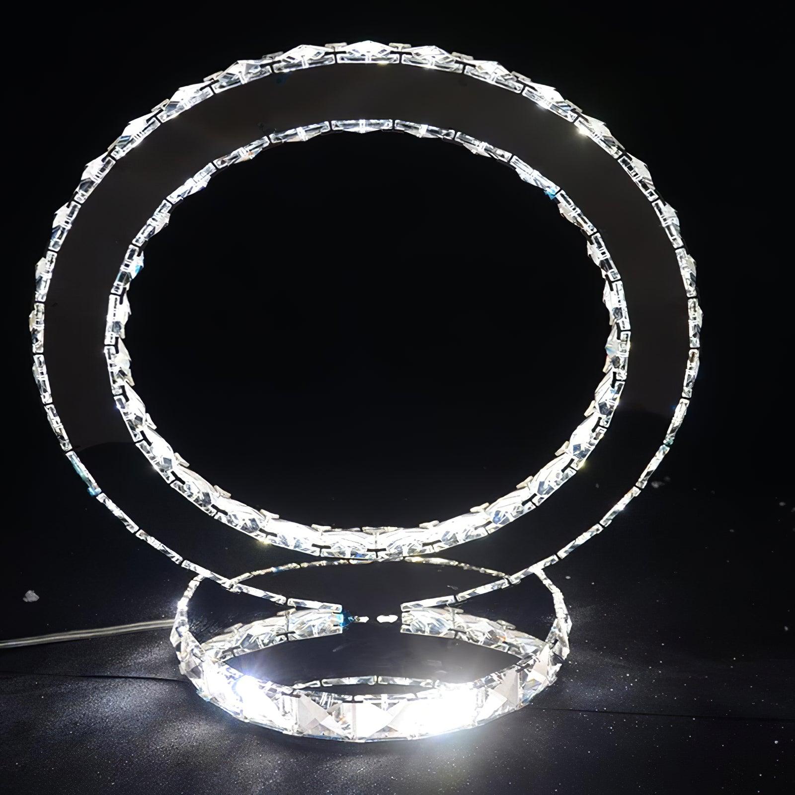 Crystal Rings Table Lamp - Blowlighting
