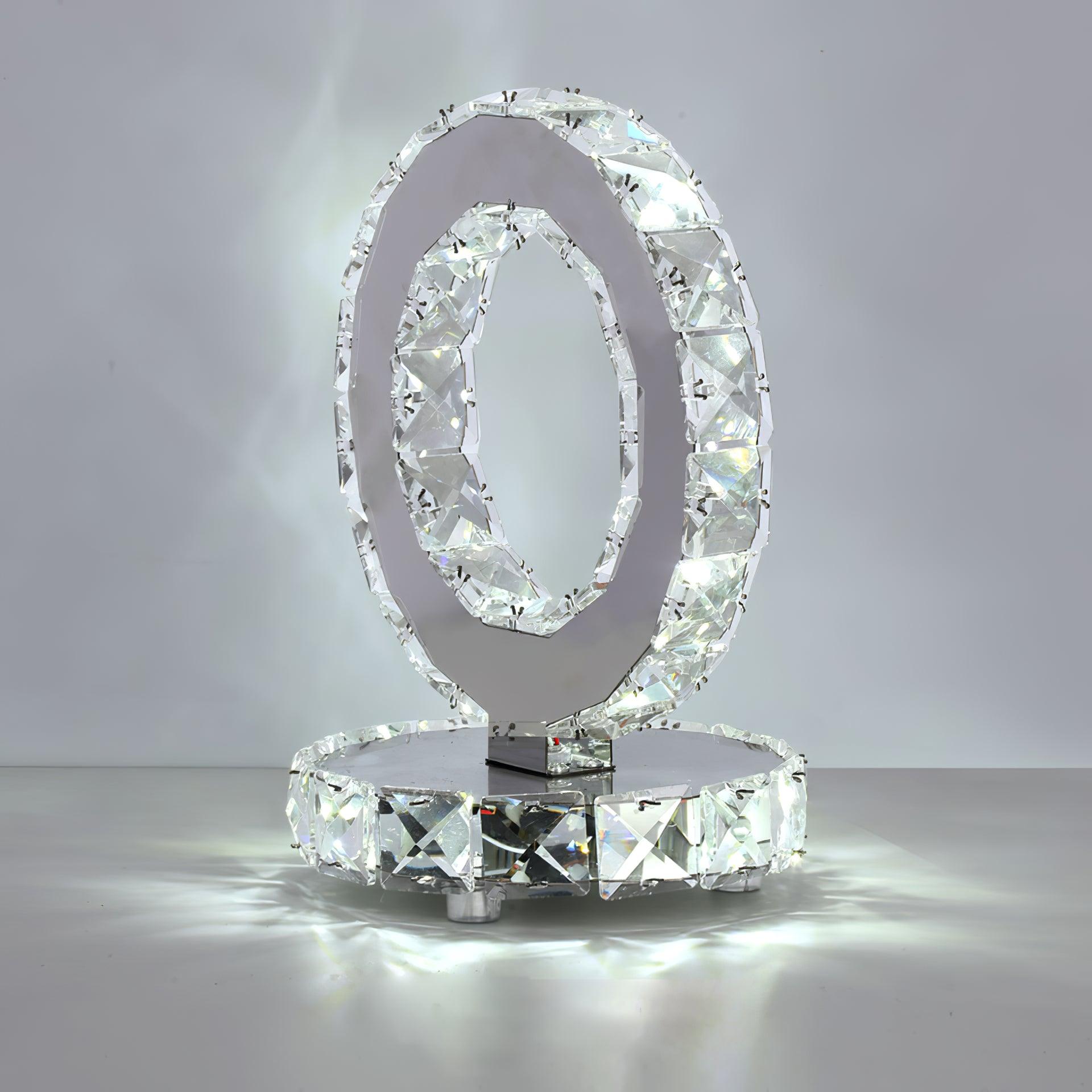 Crystal Rings Table Lamp - Blowlighting