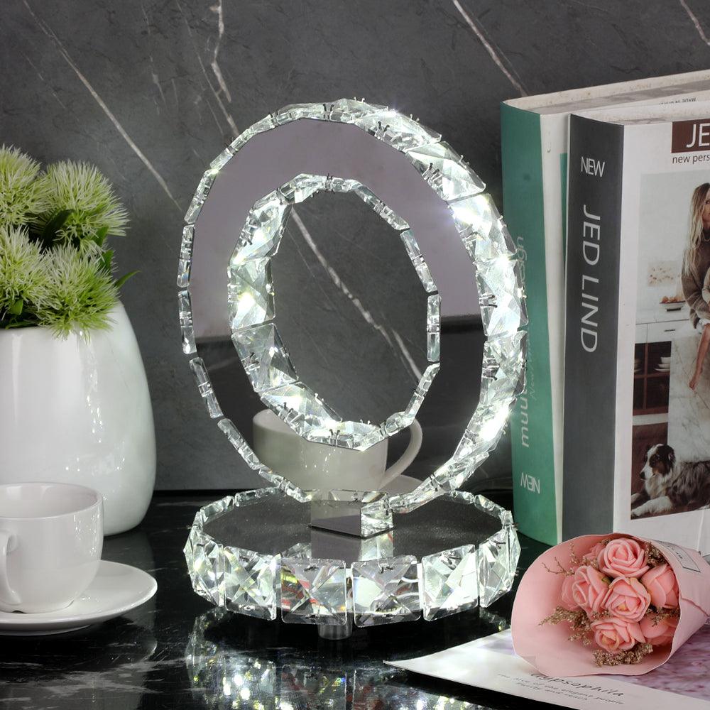 Crystal Rings Table Lamp - Blowlighting