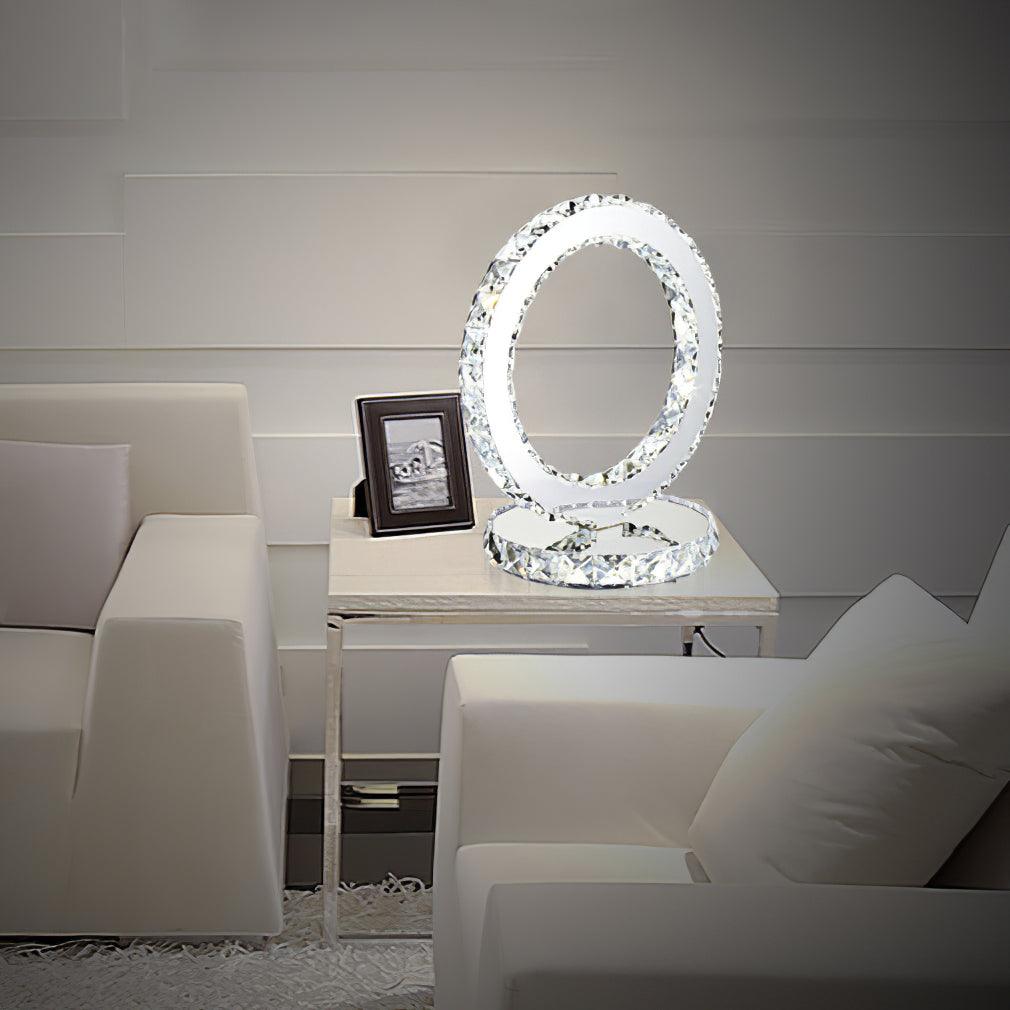 Crystal Rings Table Lamp - Blowlighting