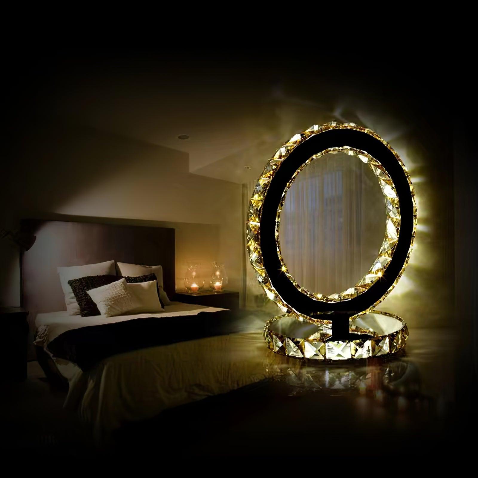 Crystal Rings Table Lamp - Blowlighting