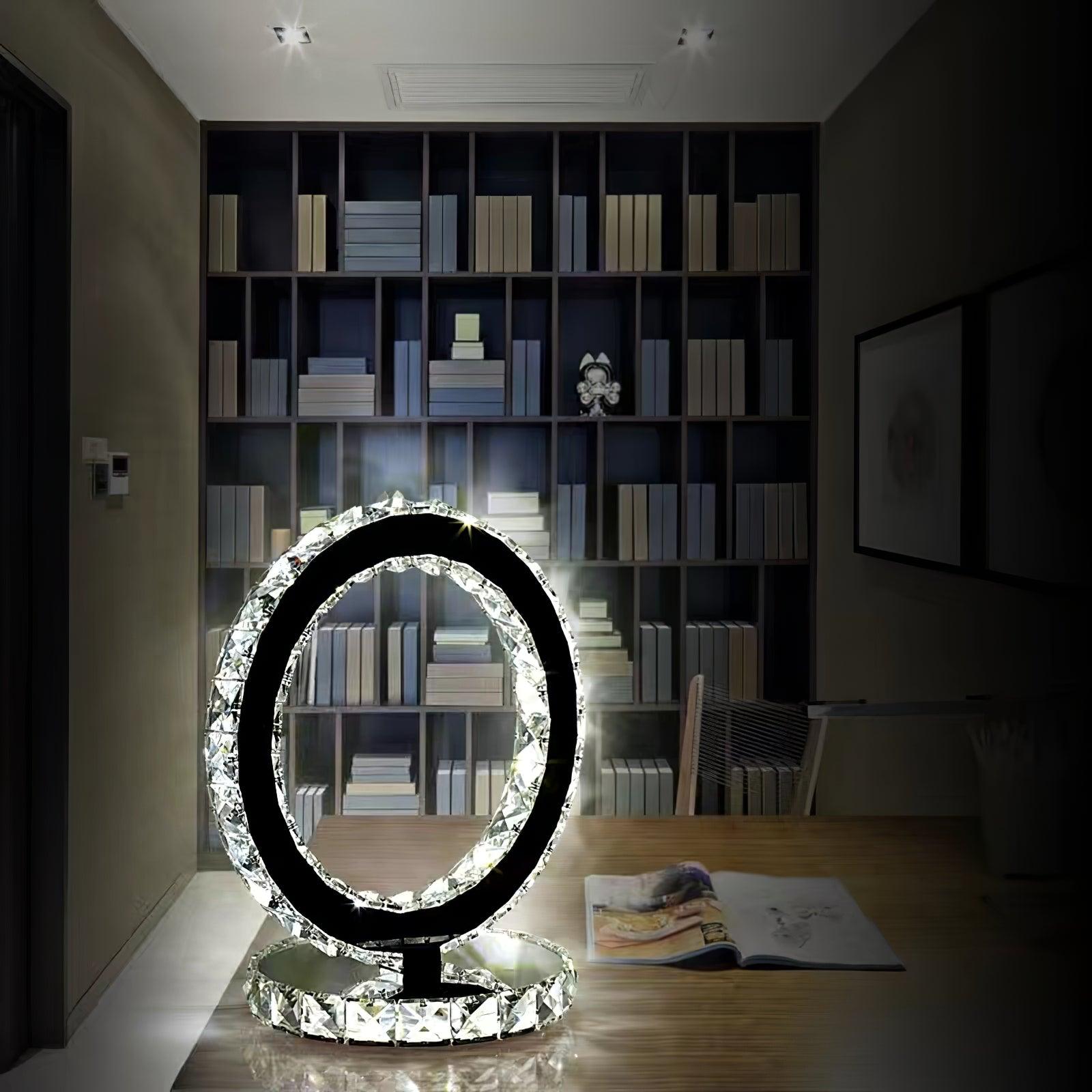 Crystal Rings Table Lamp - Blowlighting