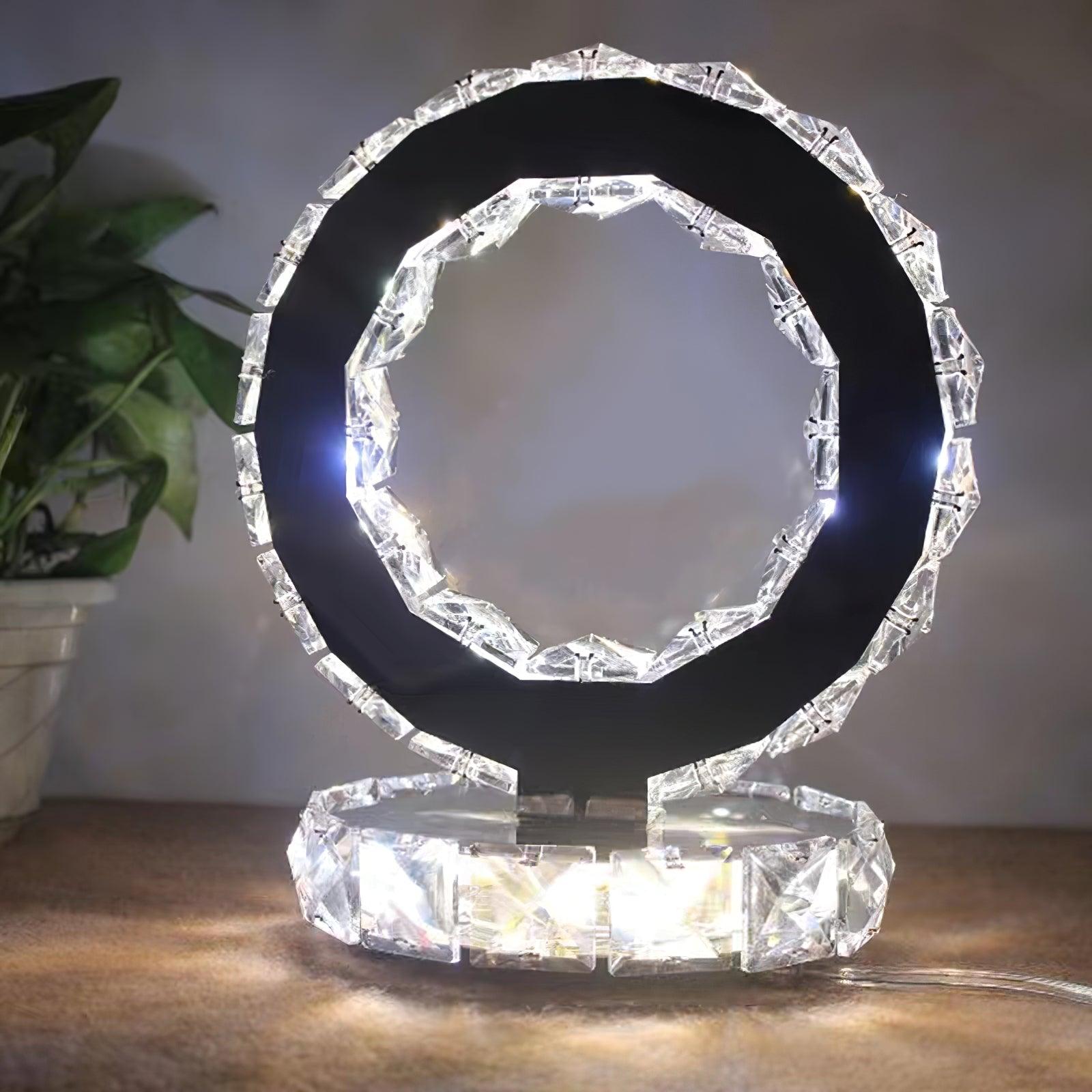 Crystal Rings Table Lamp - Blowlighting