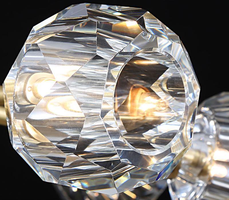 Crystal Ball Round Cluster Chandelier - Blowlighting