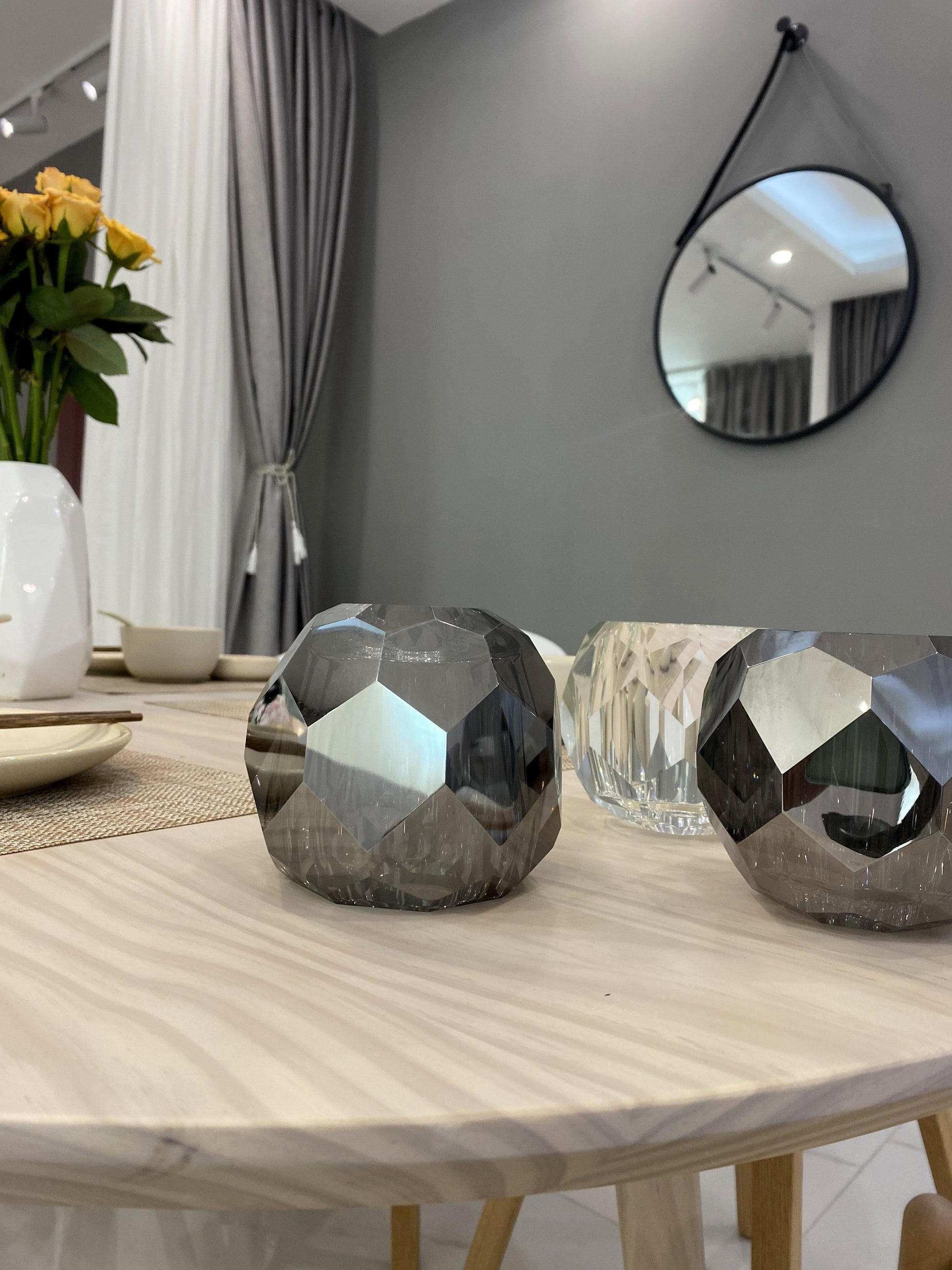 Crystal Ball Round Cluster Chandelier - Blowlighting