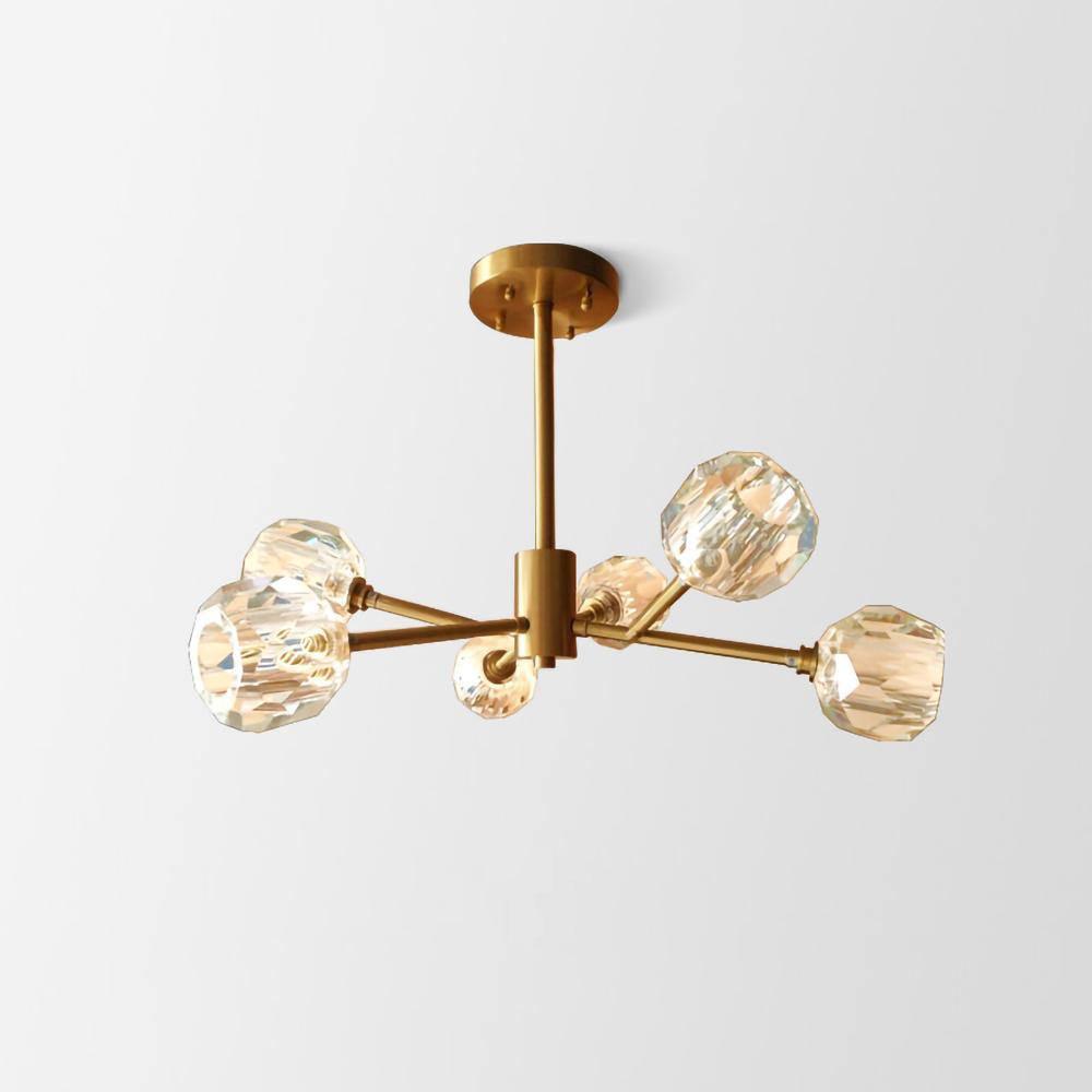 Crystal Ball Round Cluster Chandelier - Blowlighting