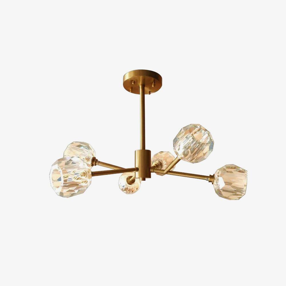 Crystal Ball Round Cluster Chandelier - Blowlighting
