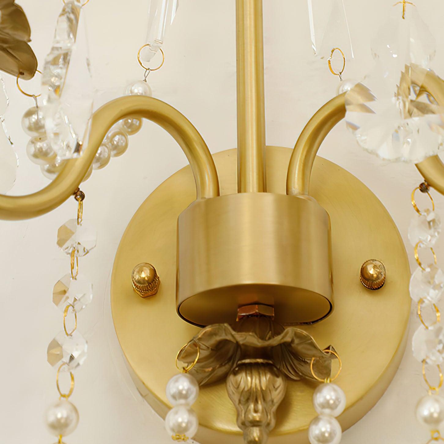 Crystal Pearl Chain Wall Lamp - Blowlighting