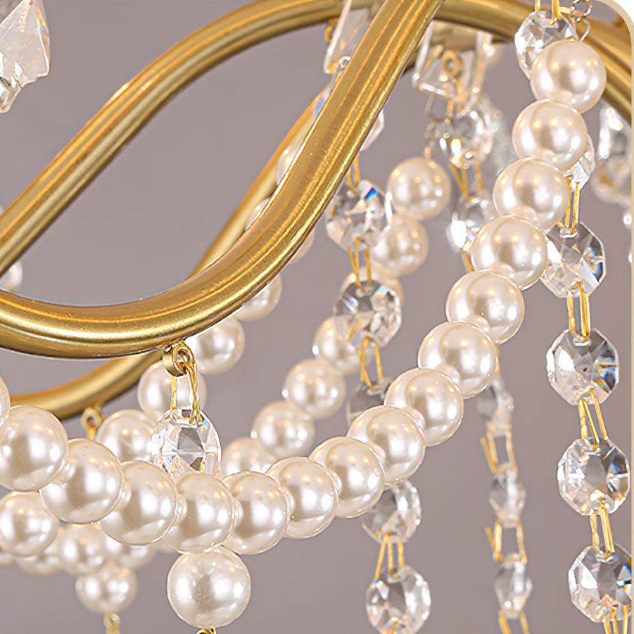 Crystal Pearl Chandelier - Blowlighting