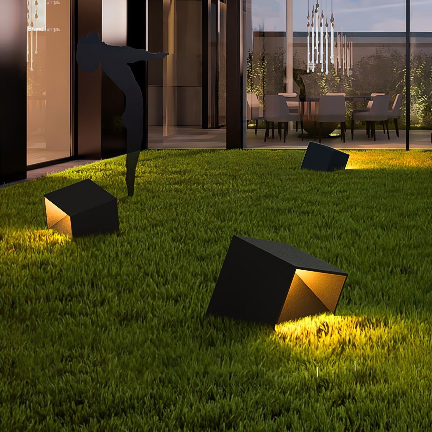Cube Garden Solar Outdoor Light - Blowlighting