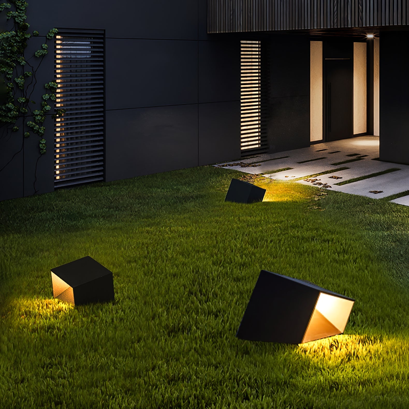 Cube Garden Solar Outdoor Light - Blowlighting