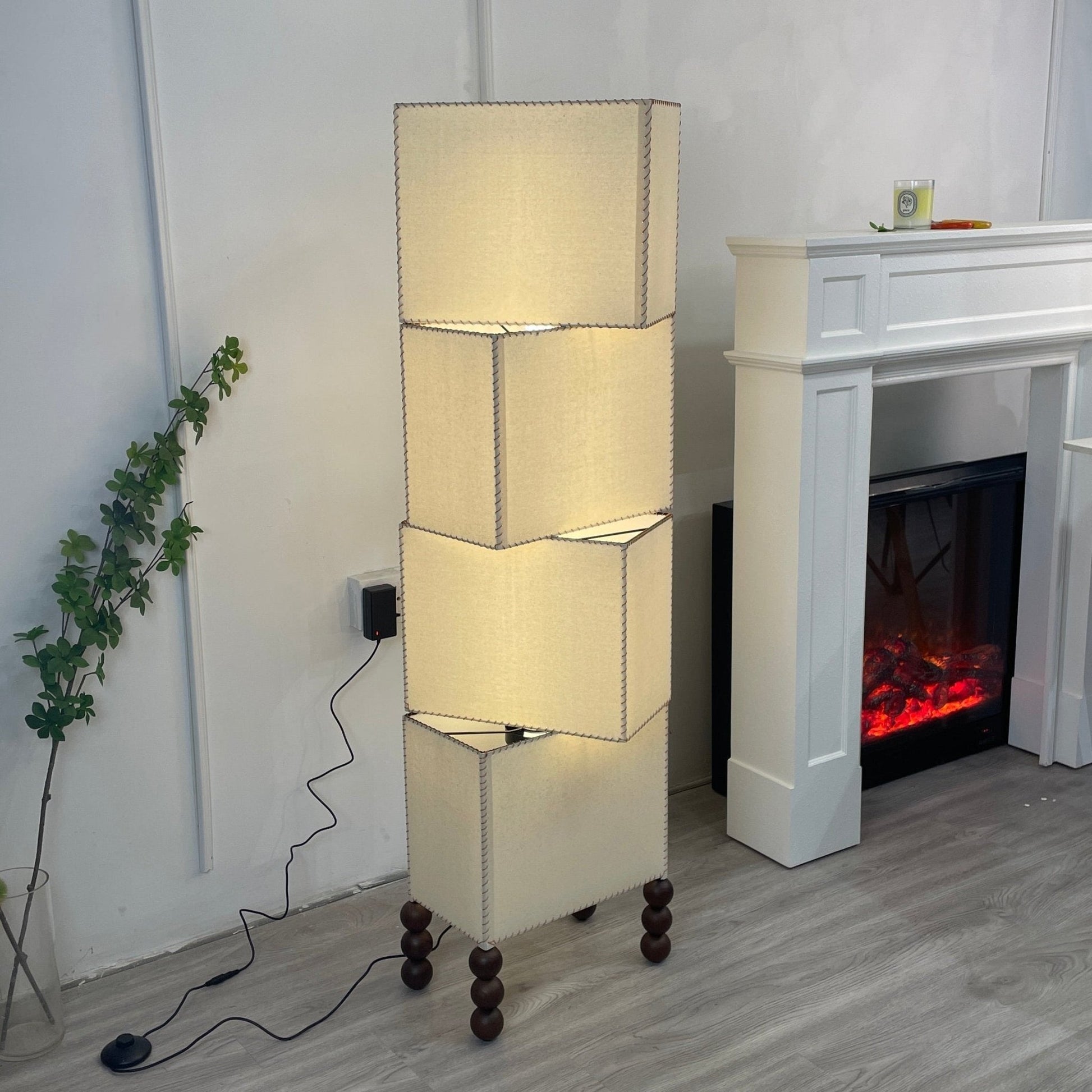Cubia Fabric Floor Lamp - Blowlighting
