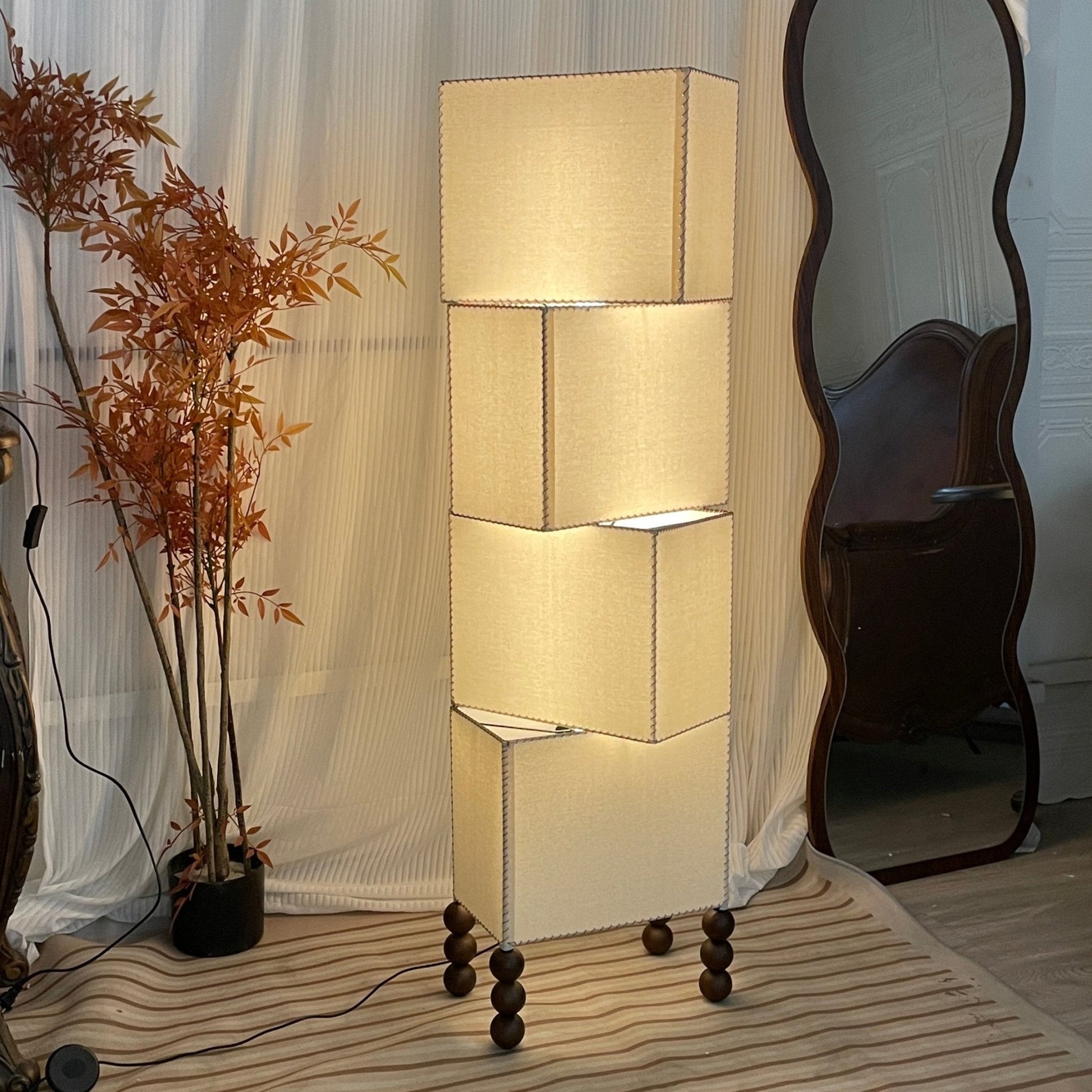 Cubia Fabric Floor Lamp - Blowlighting