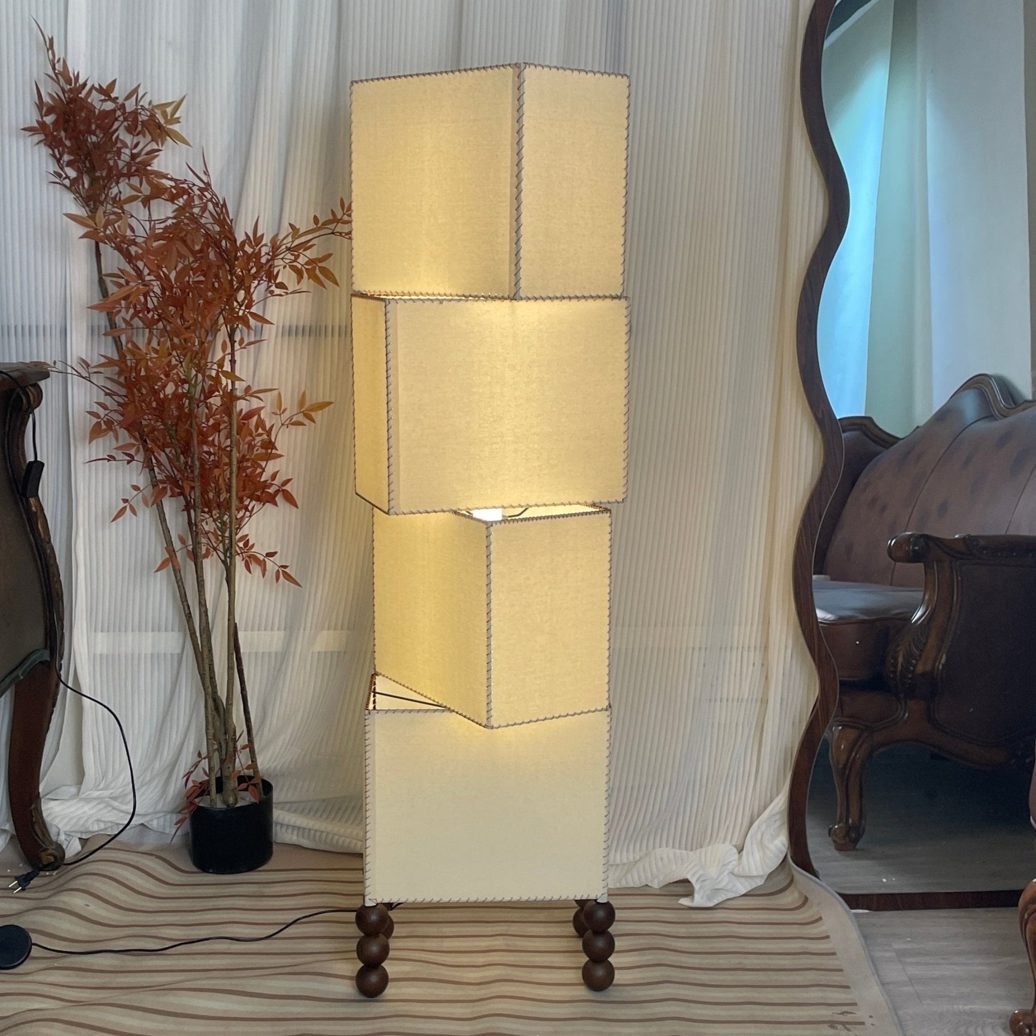 Cubia Fabric Floor Lamp - Blowlighting