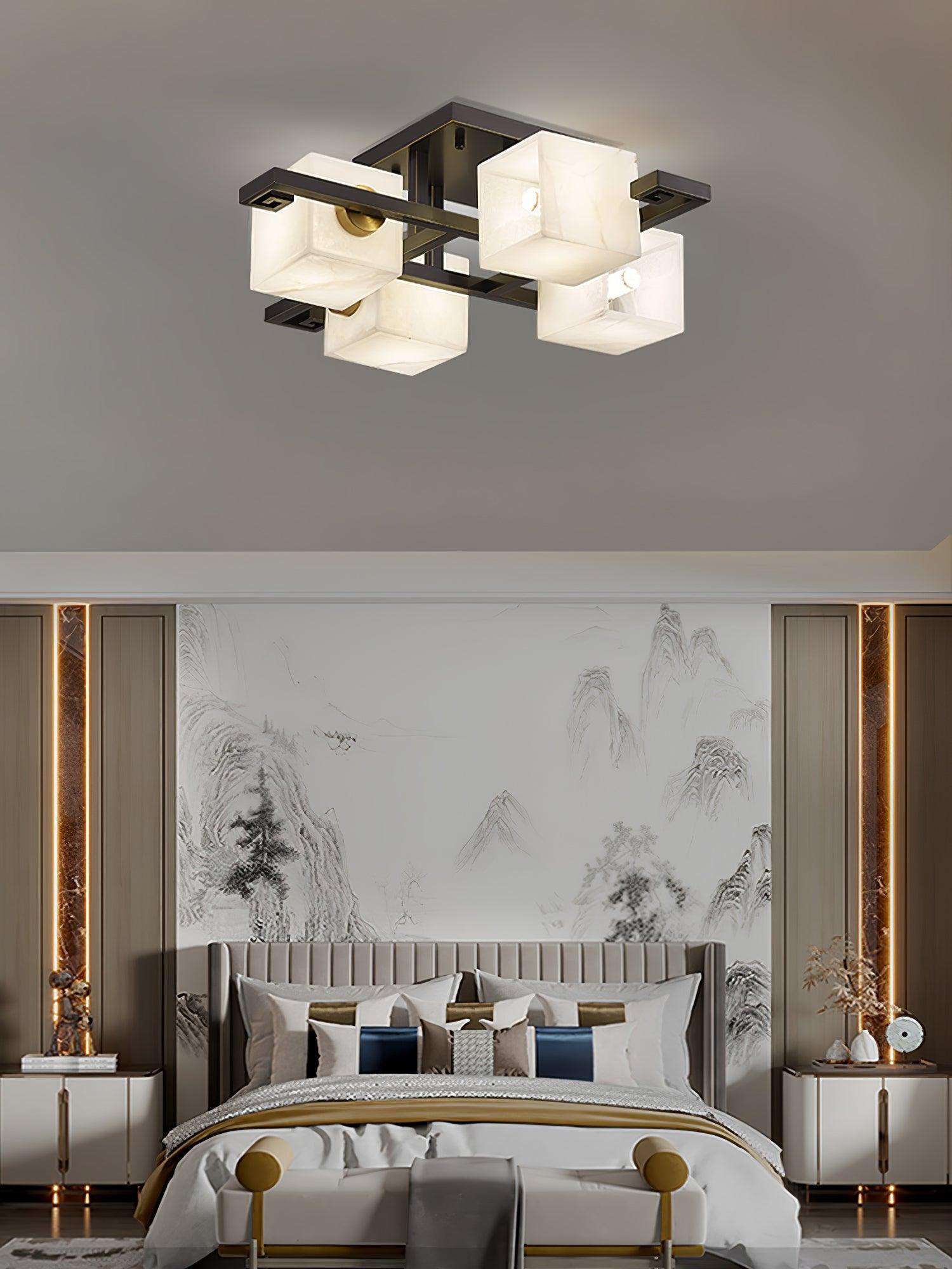 Kaelen Alabaster Ceiling Light - Blowlighting