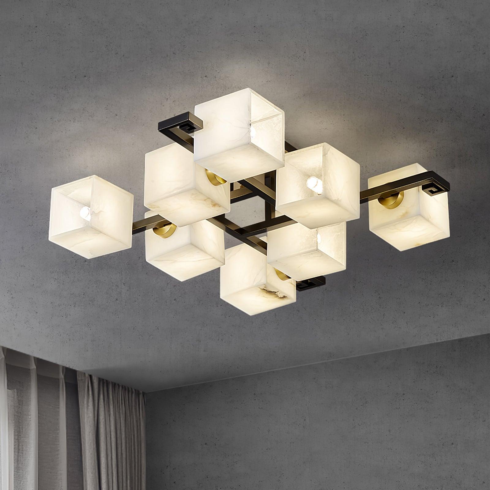 Kaelen Alabaster Ceiling Light - Blowlighting