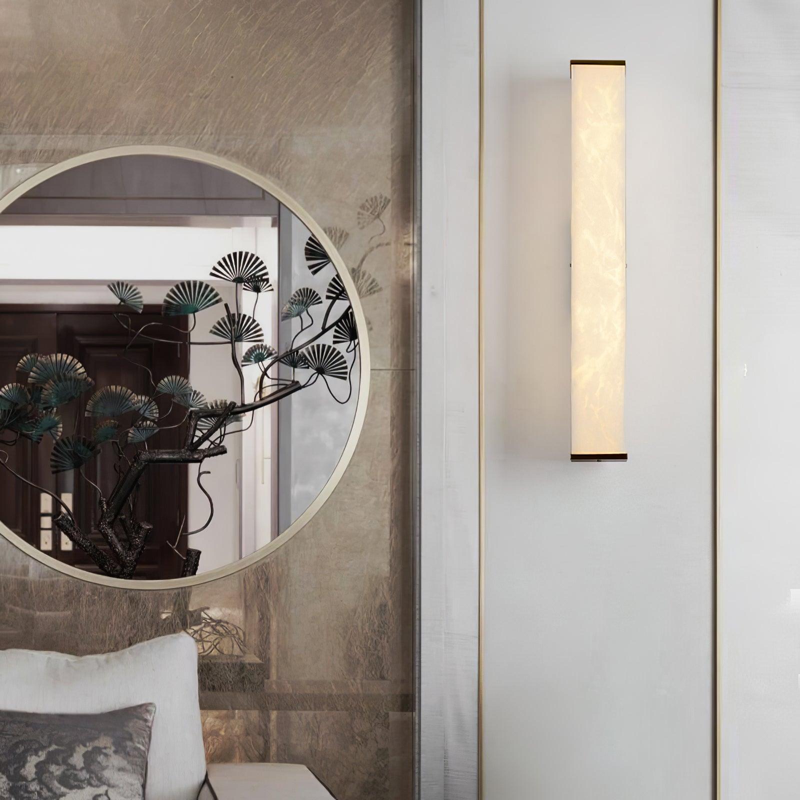 Vithaira Alabaster Linear Wall Lamp - Blowlighting