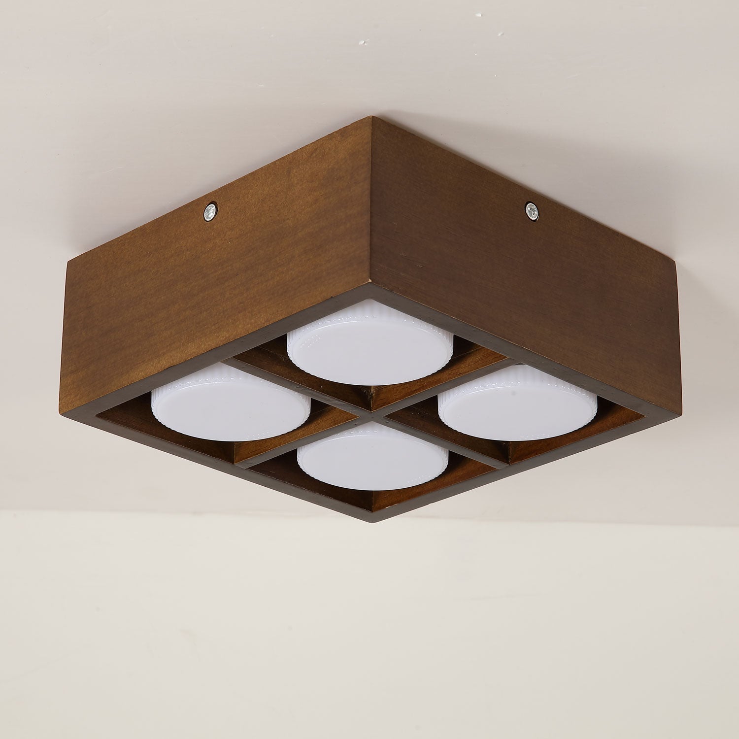 Eliza Minimalist Wood Ceiling Light - Blowlighting
