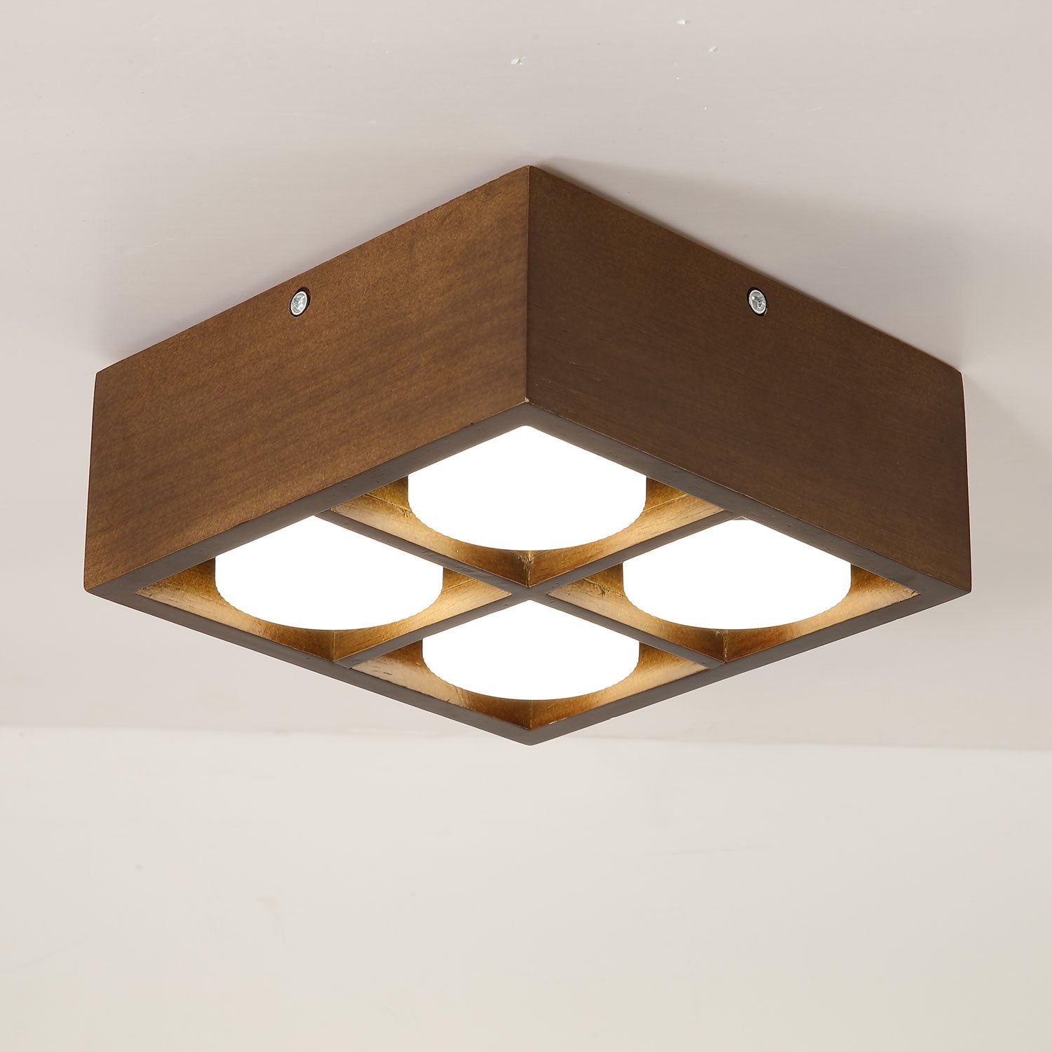 Eliza Minimalist Wood Ceiling Light - Blowlighting