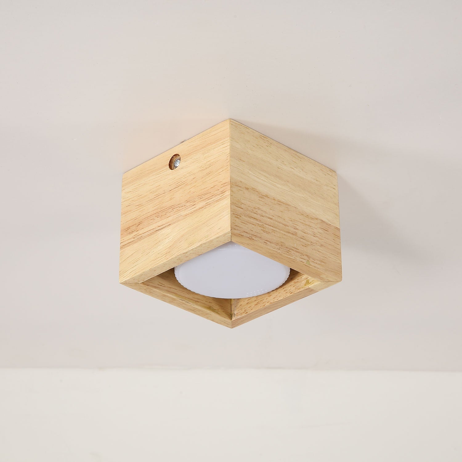 Eliza Minimalist Wood Ceiling Light - Blowlighting