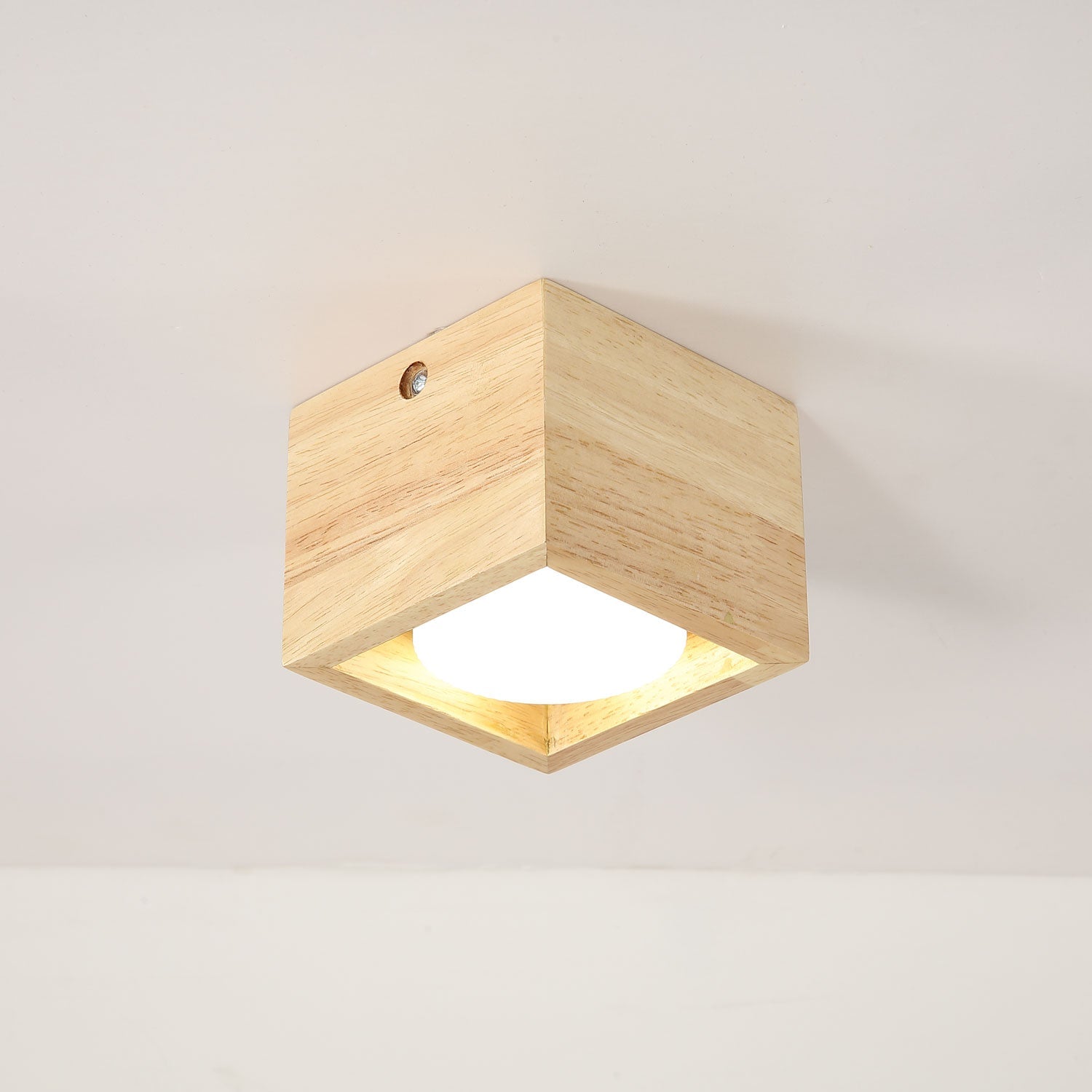 Eliza Minimalist Wood Ceiling Light - Blowlighting