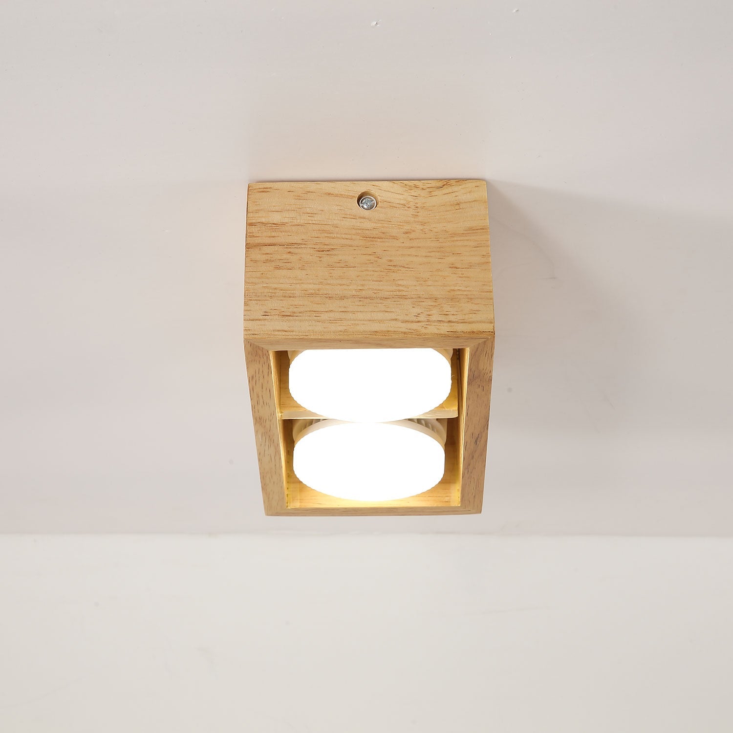 Eliza Minimalist Wood Ceiling Light - Blowlighting