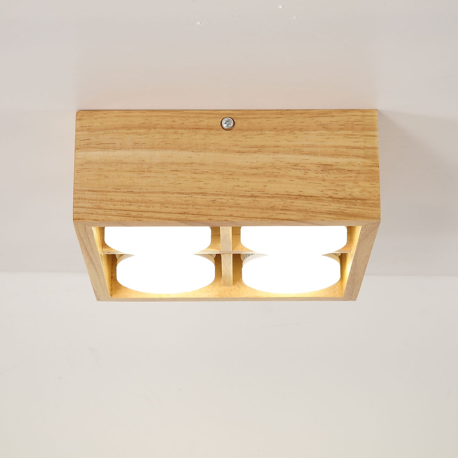 Eliza Minimalist Wood Ceiling Light - Blowlighting