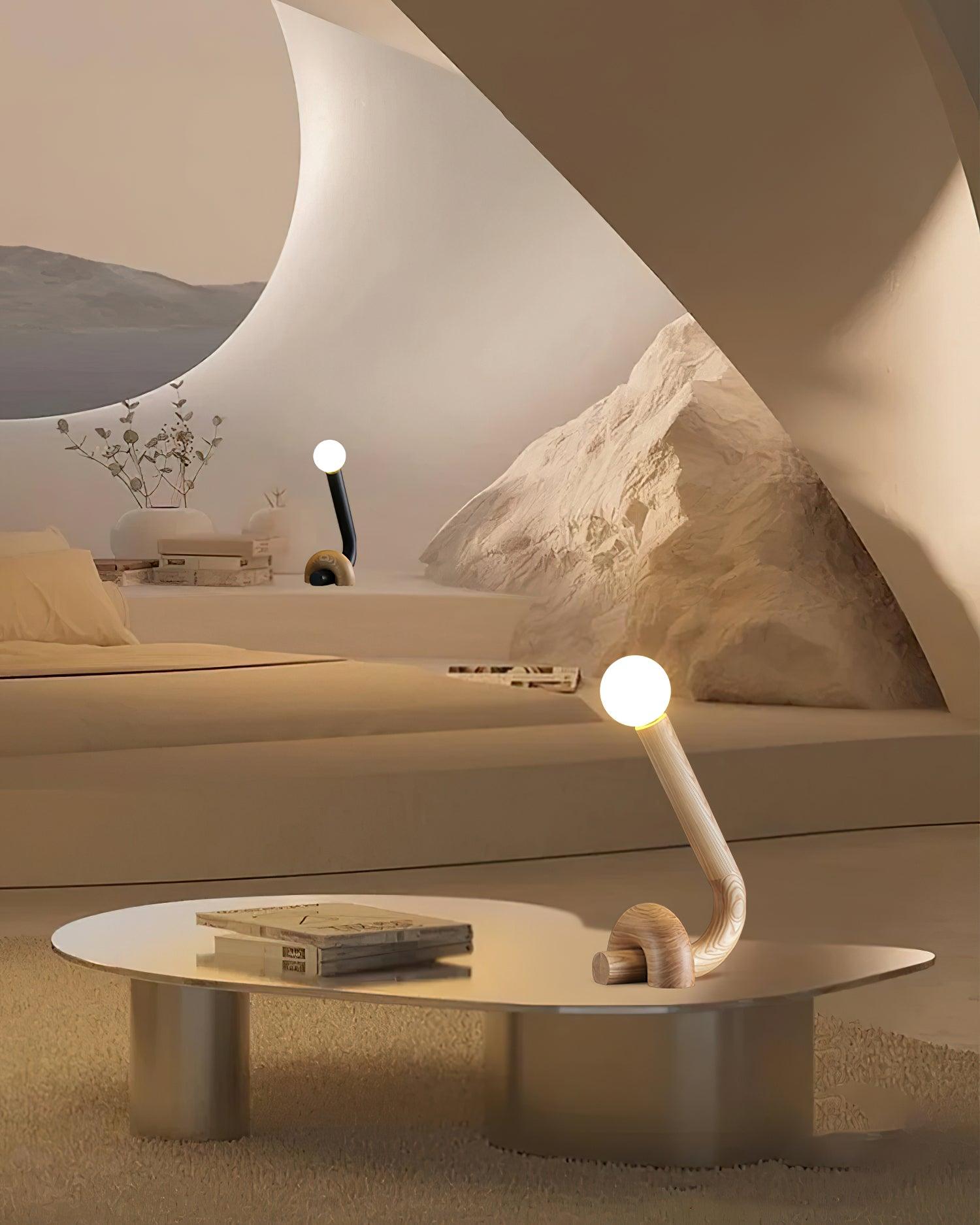Arcus Fashion Wood Table Lamp - Blowlighting