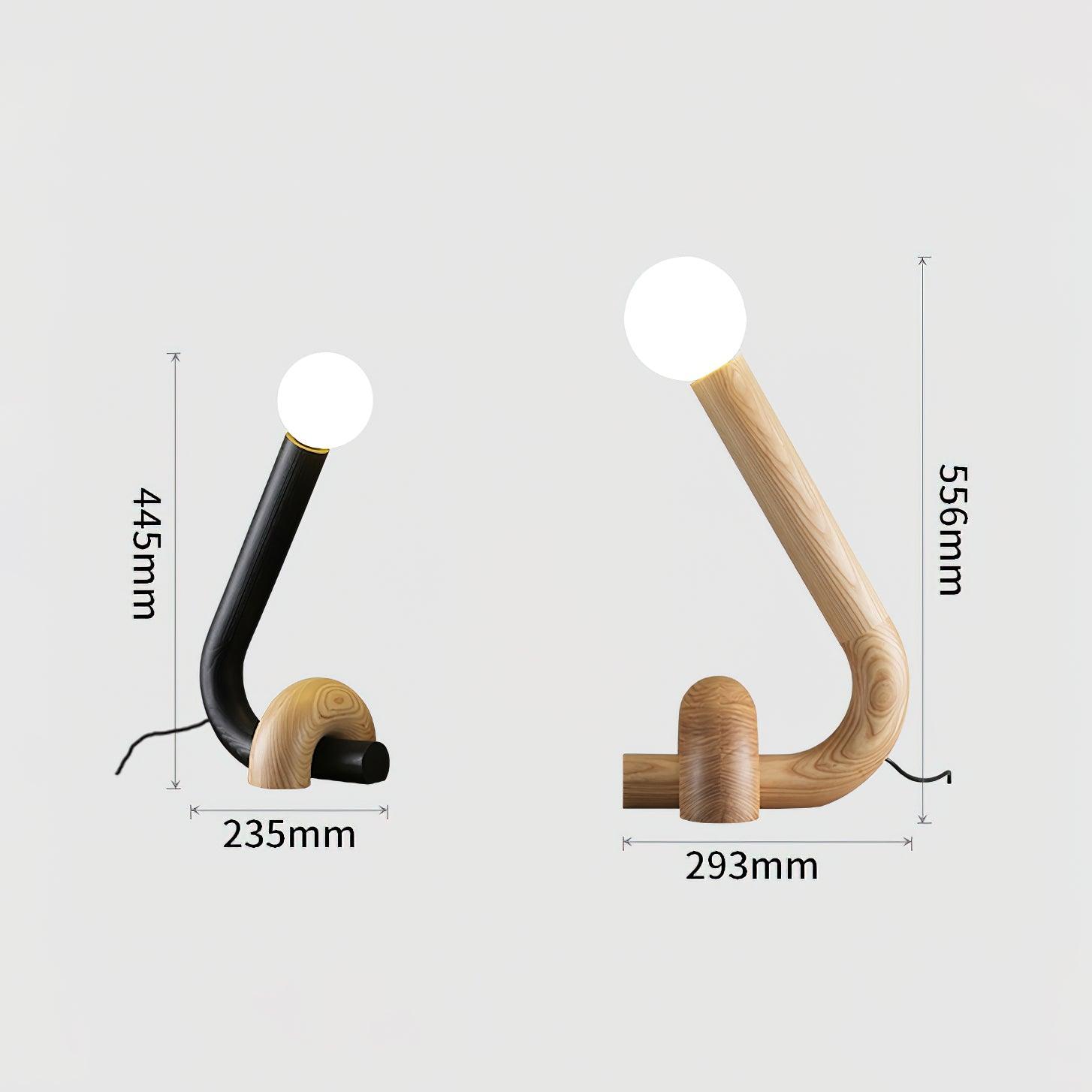 Arcus Fashion Wood Table Lamp - Blowlighting