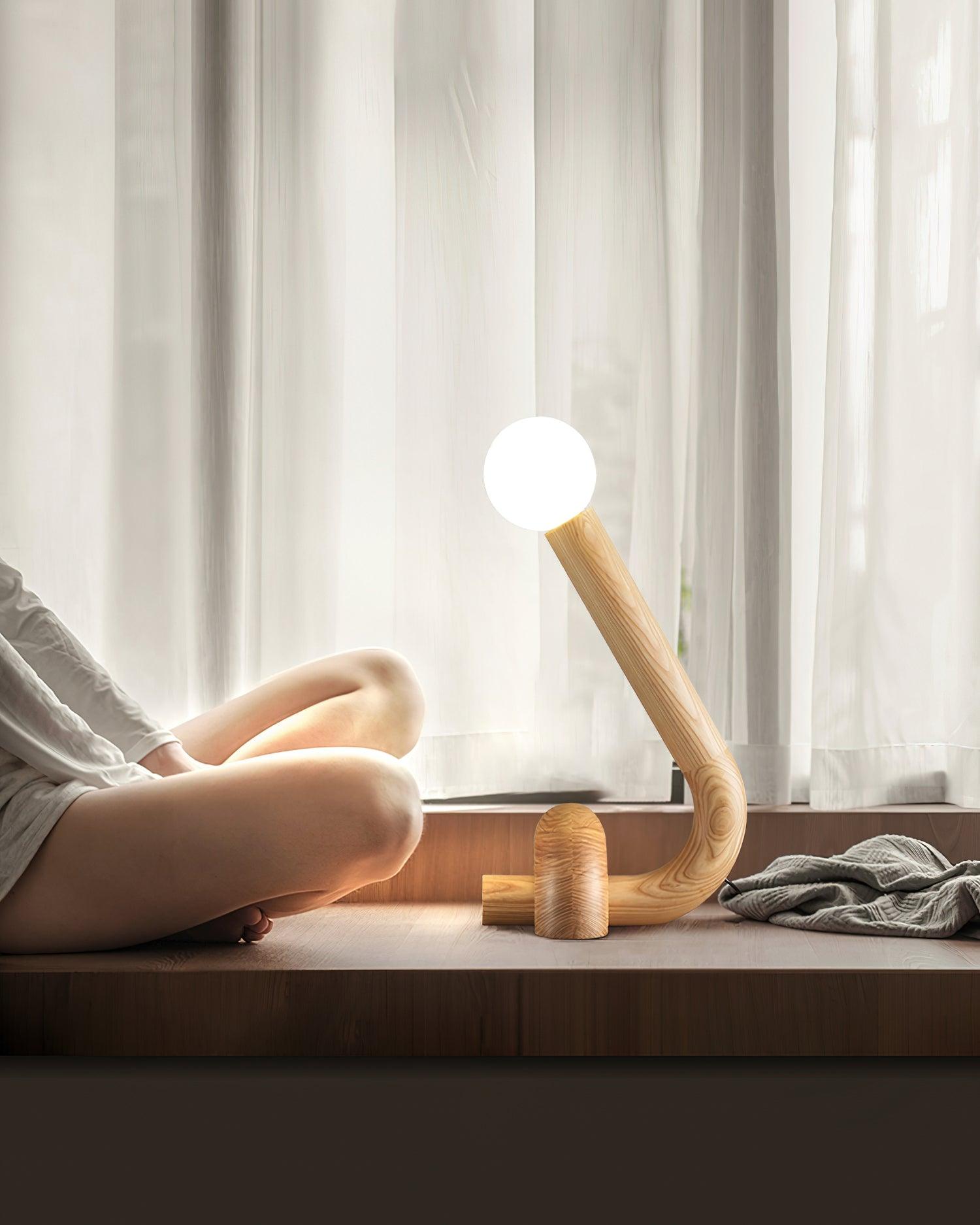 Arcus Fashion Wood Table Lamp - Blowlighting