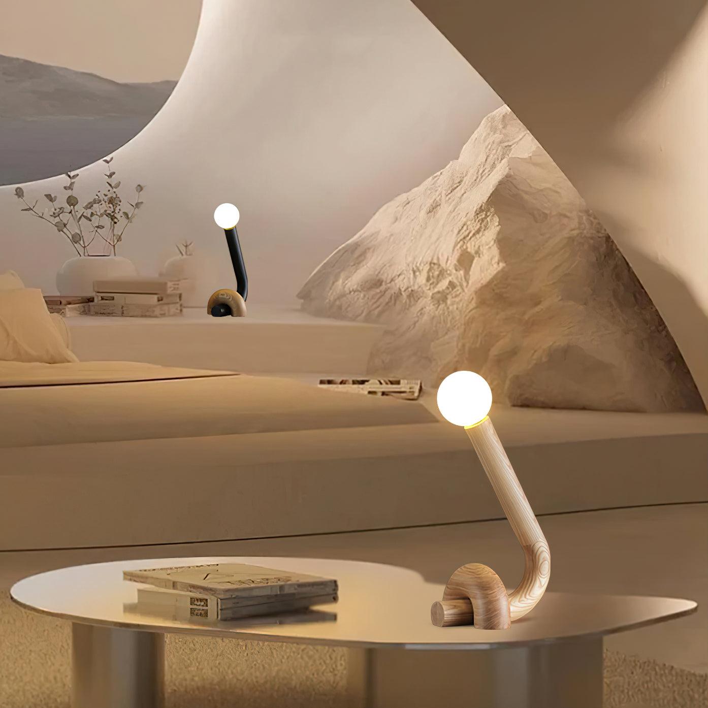 Arcus Fashion Wood Table Lamp - Blowlighting