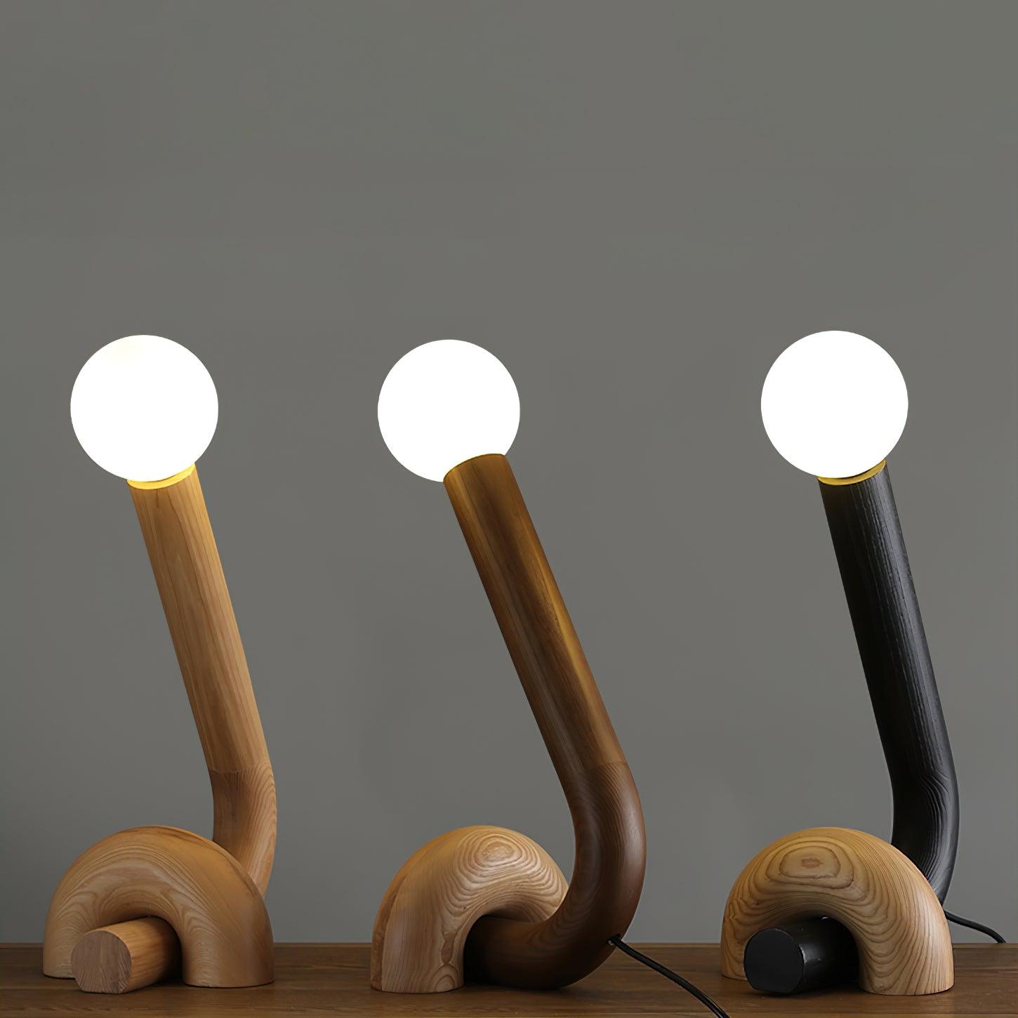 Arcus Fashion Wood Table Lamp - Blowlighting