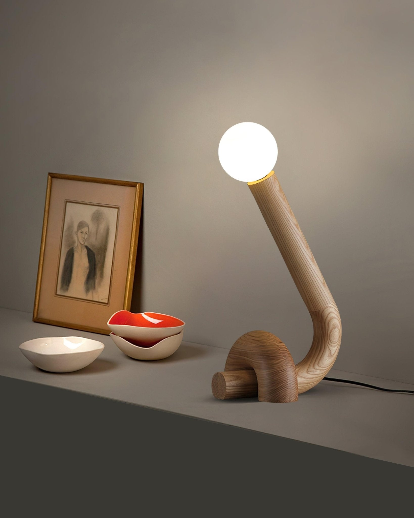 Arcus Fashion Wood Table Lamp - Blowlighting