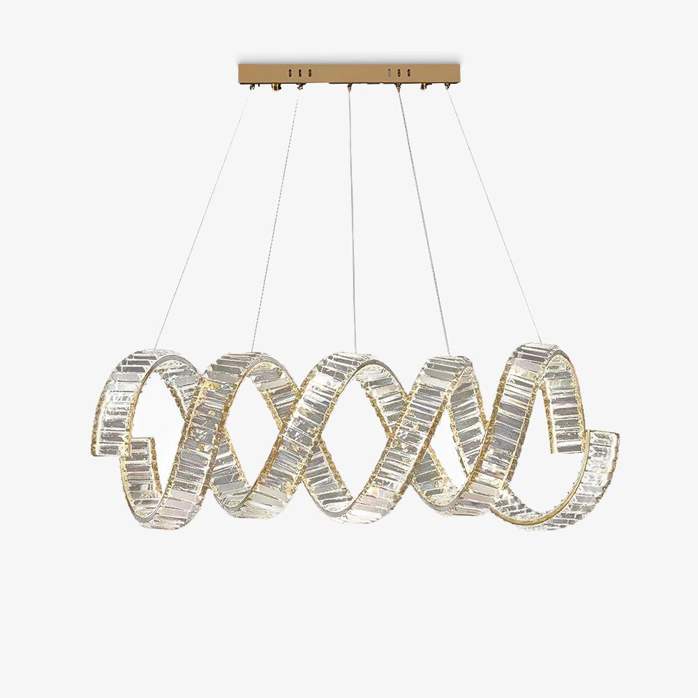 Curved LED Chandelier - Blowlighting