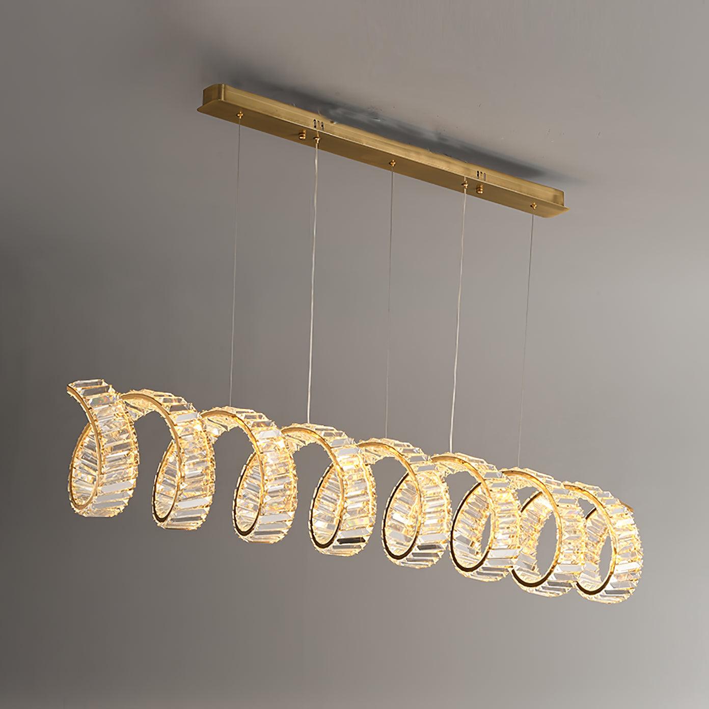Curved LED Chandelier - Blowlighting