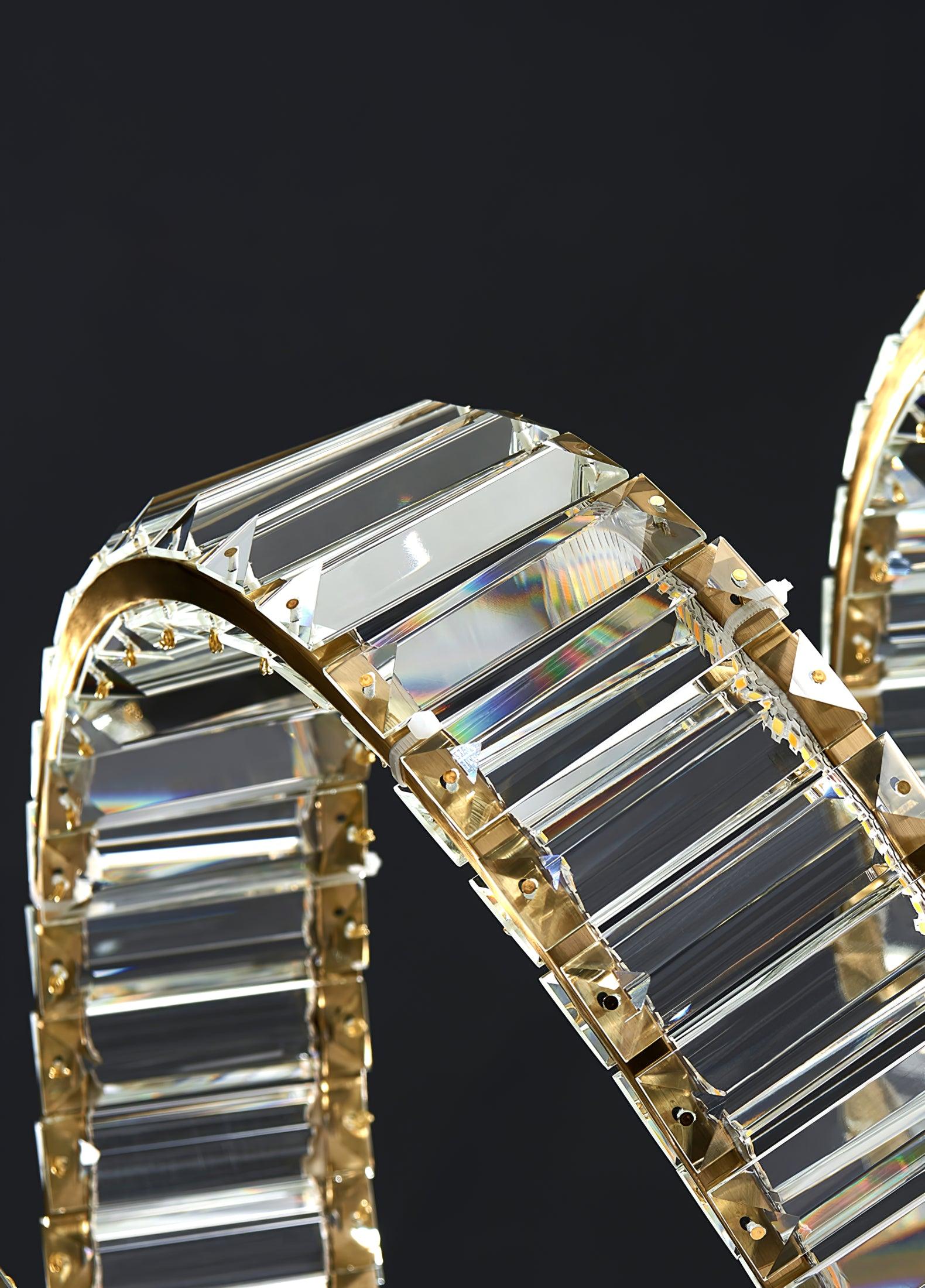 Curved LED Chandelier - Blowlighting