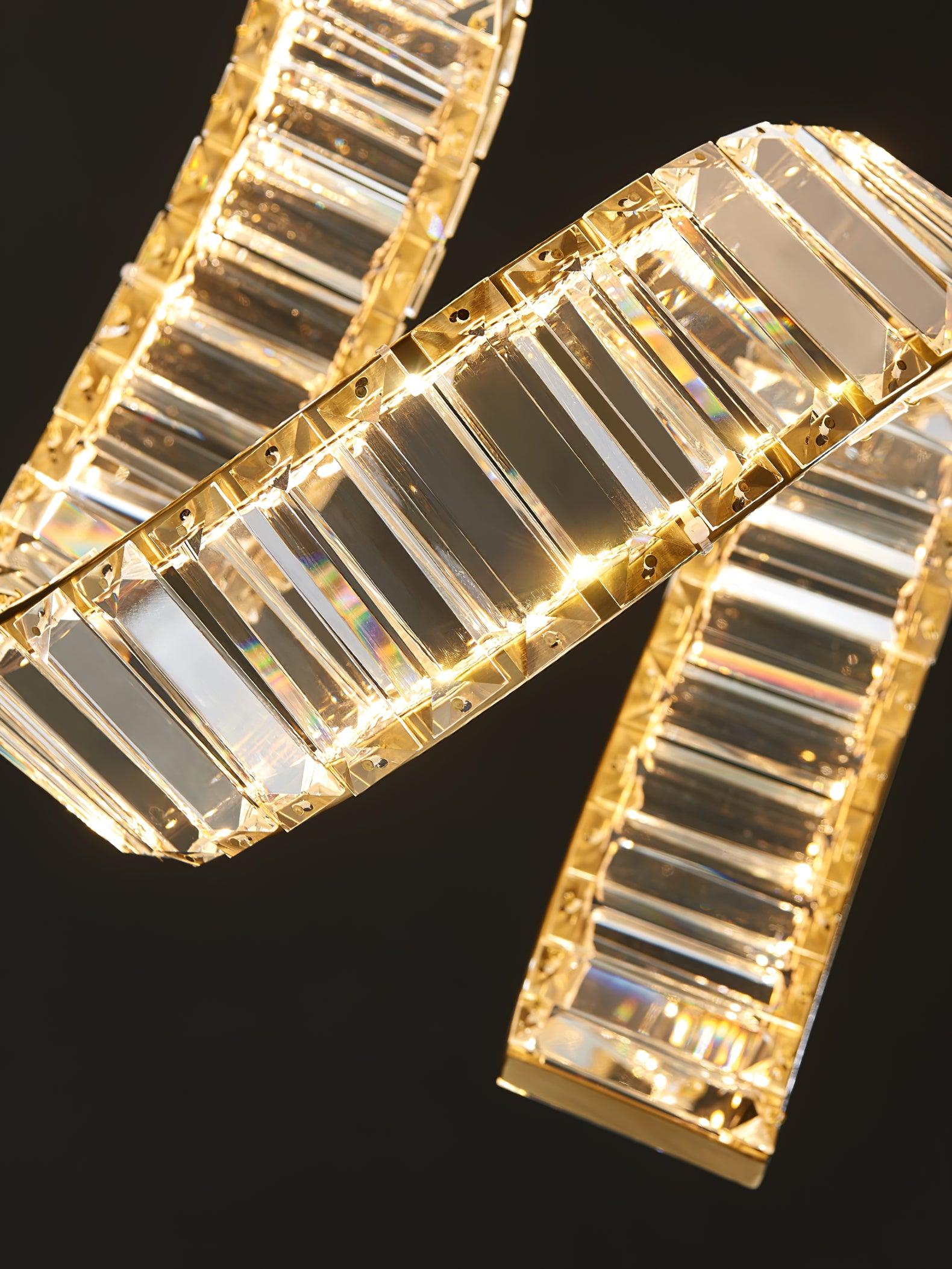 Curved LED Chandelier - Blowlighting