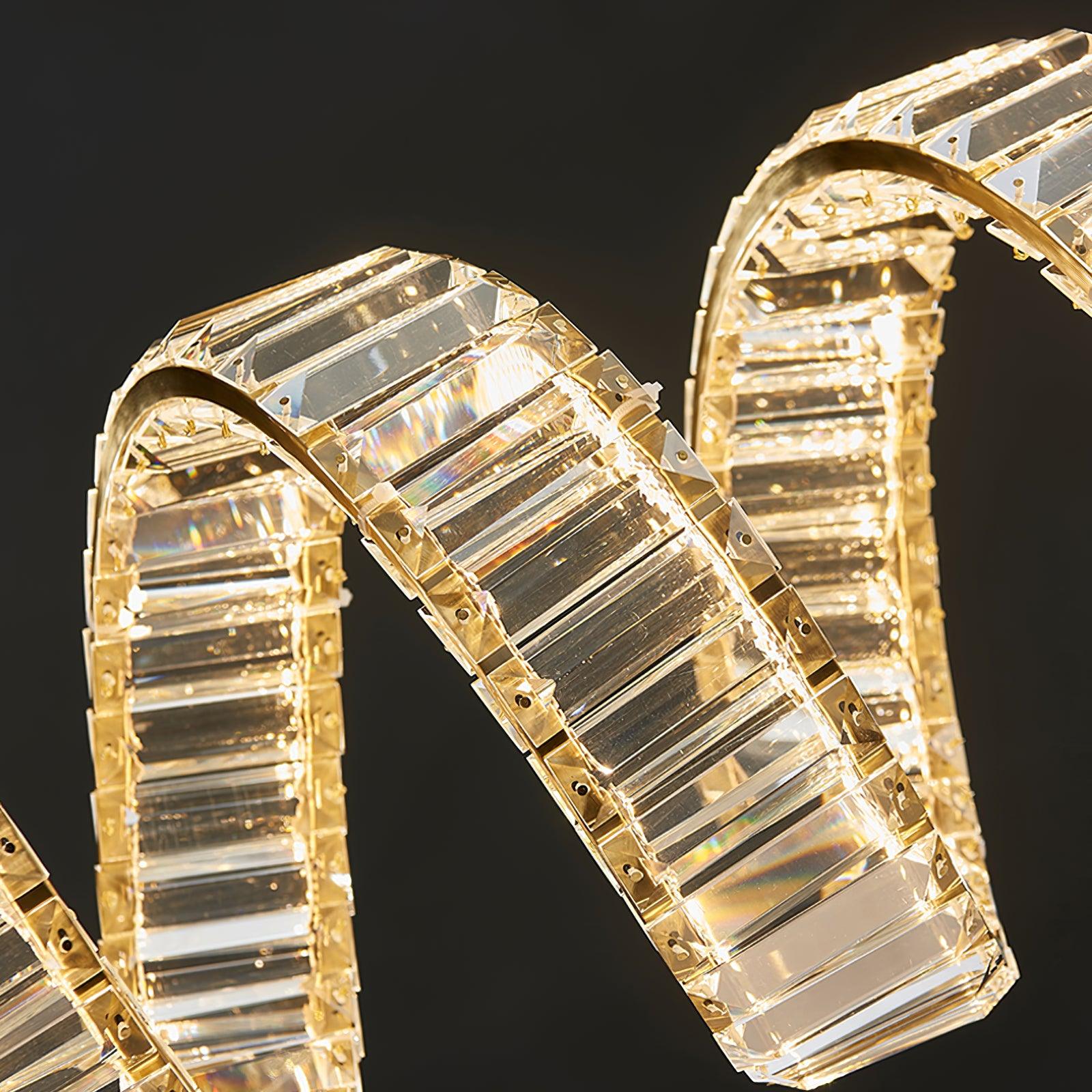 Curved LED Chandelier - Blowlighting