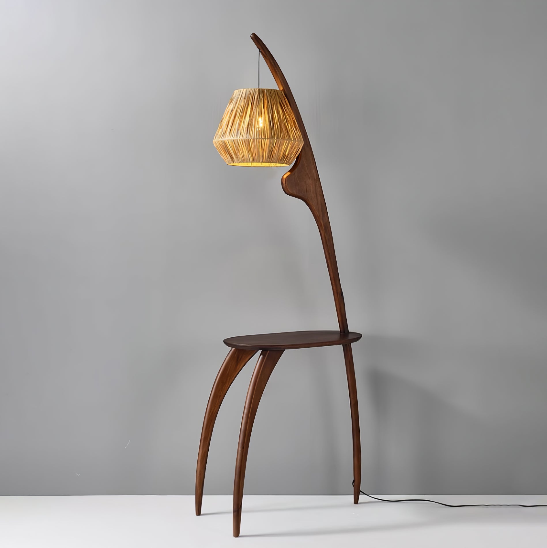 Curved Mantis Arm Floor Lamp - Blowlighting