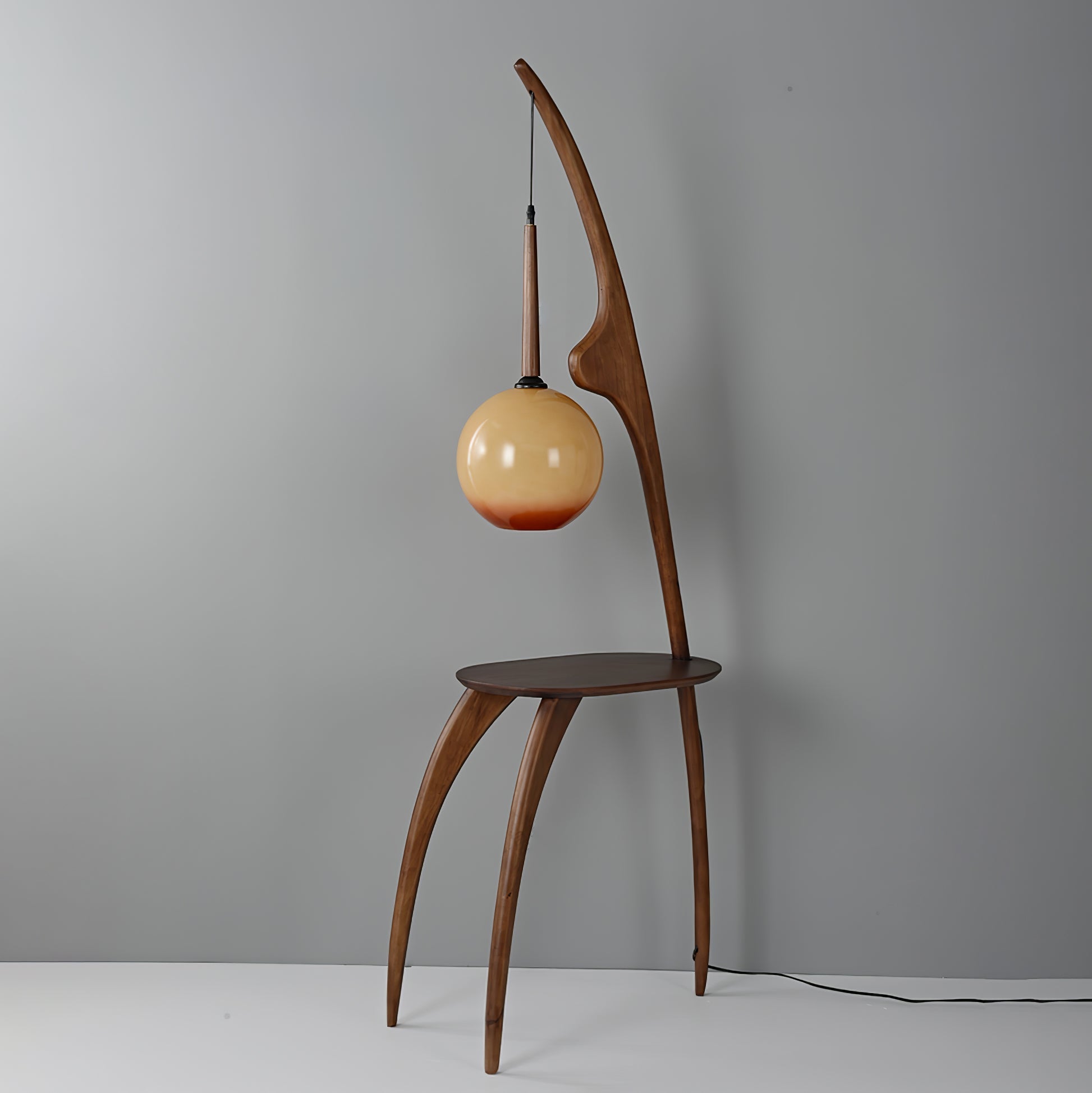 Curved Mantis Arm Floor Lamp - Blowlighting