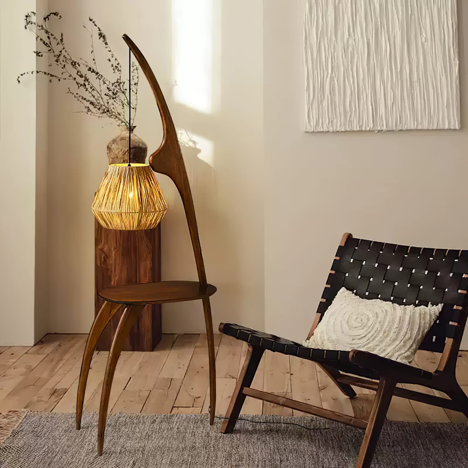 Curved Mantis Arm Floor Lamp - Blowlighting